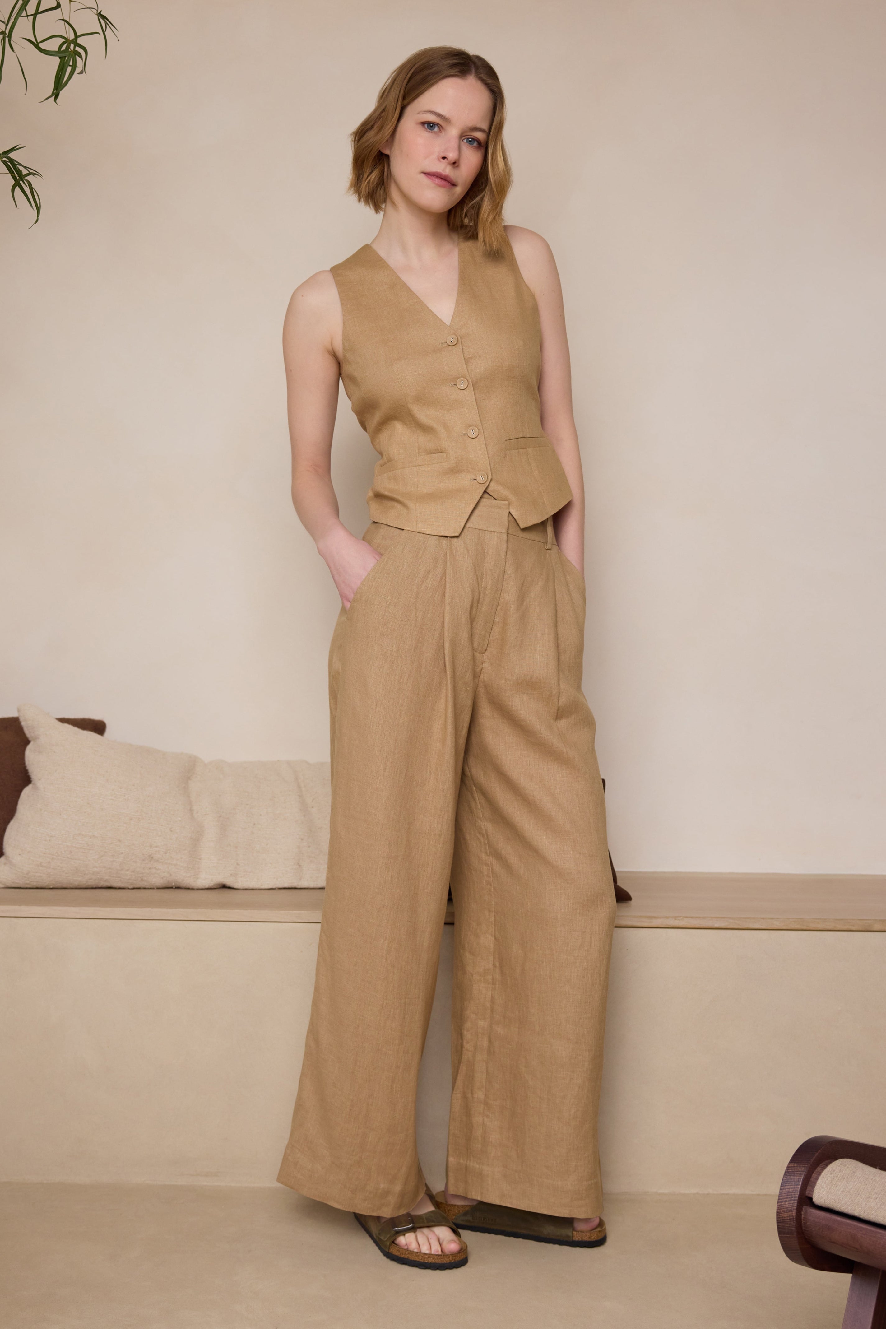 Wide Leg Trousers