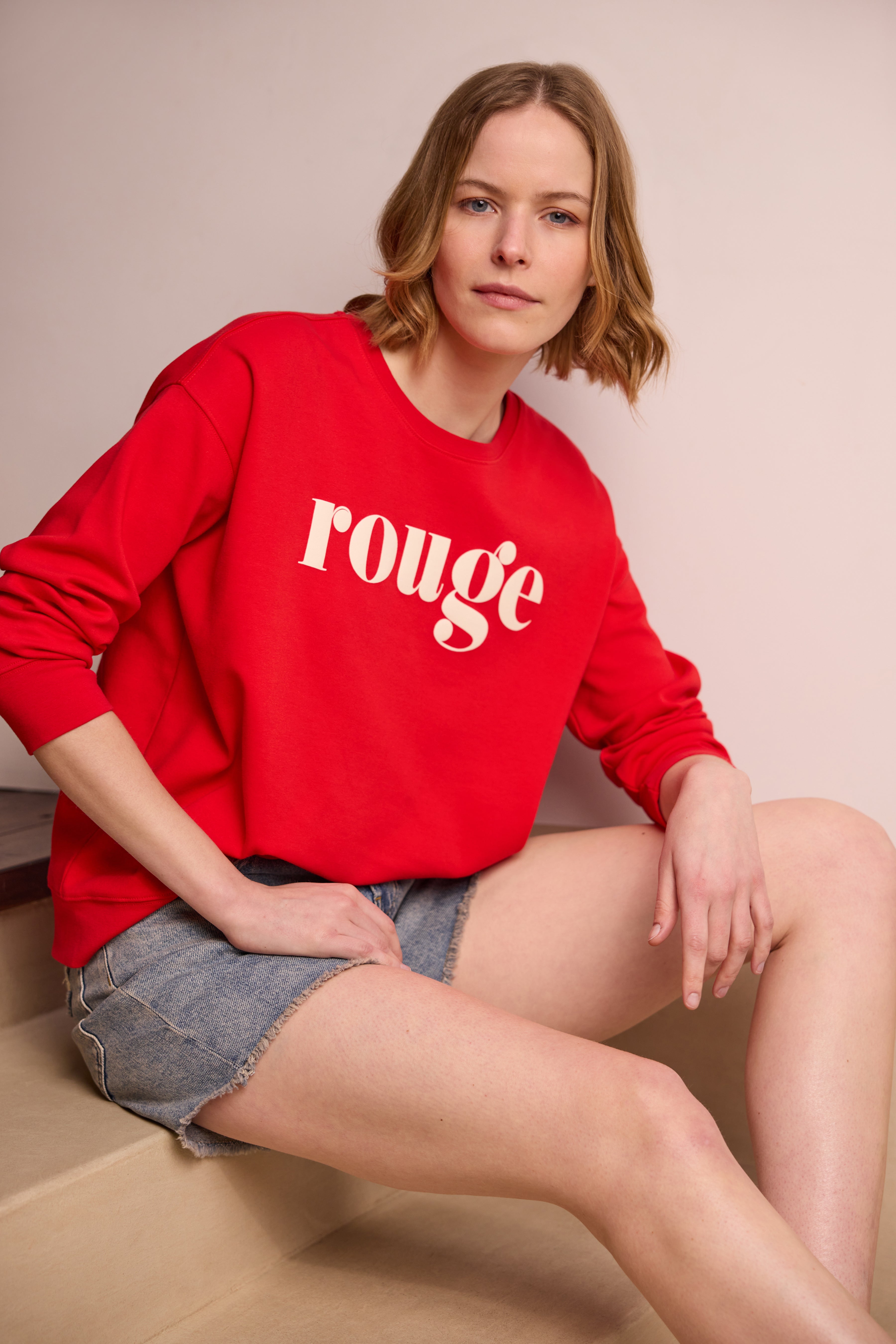 Rouge Perfect Sweatshirt - Red