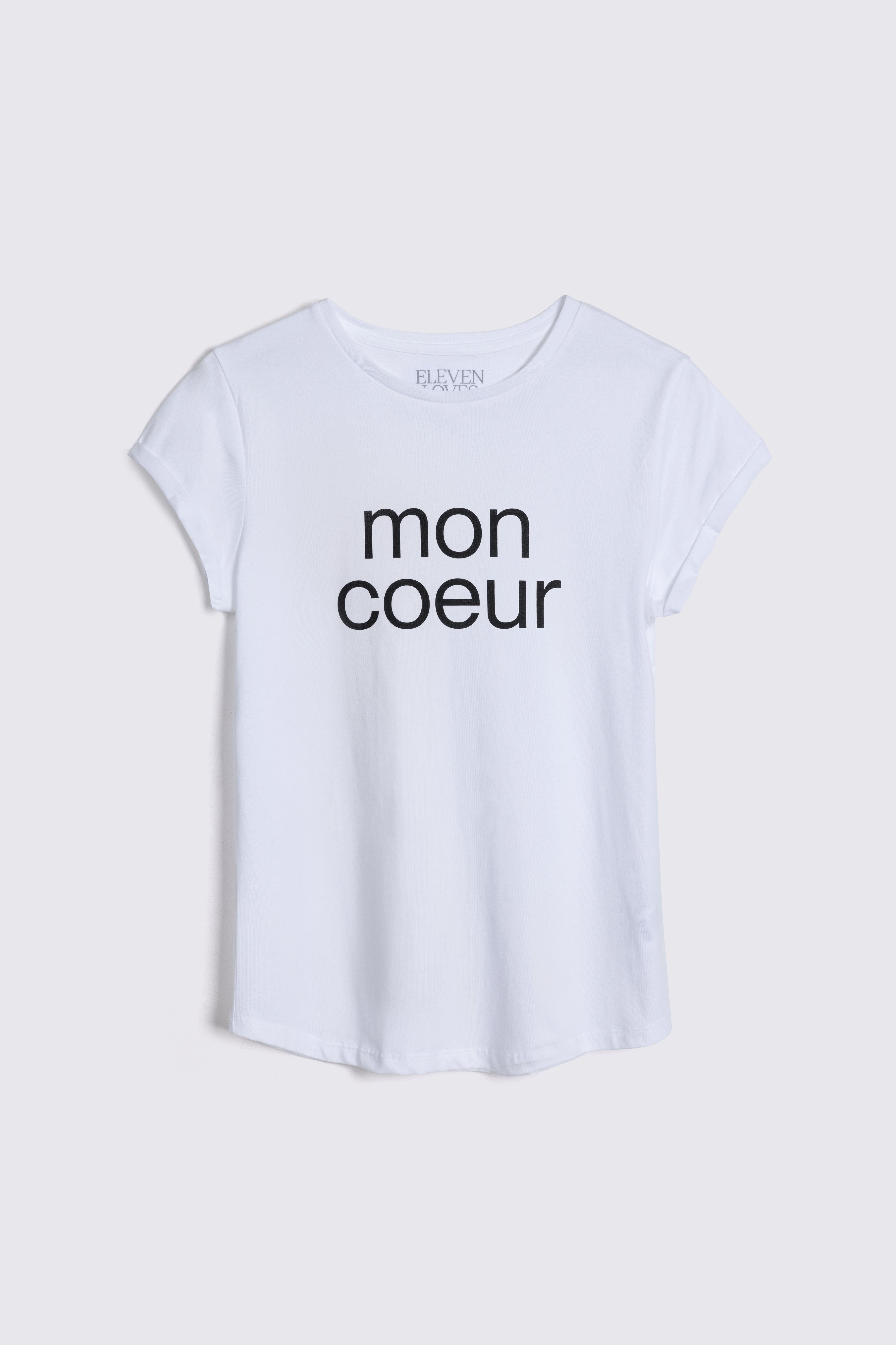 Mon Coeur Neat-Fit T-Shirt - White