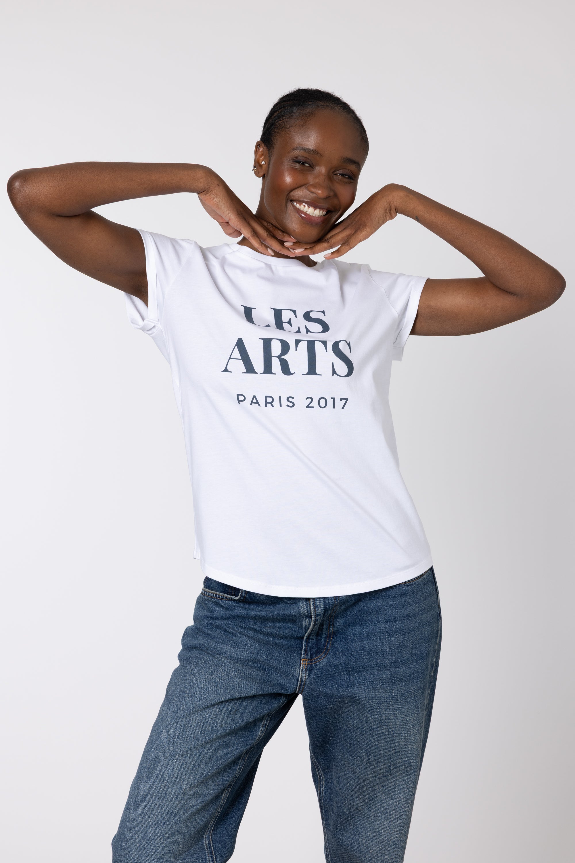 Les Arts Neat Fit T-Shirt - White