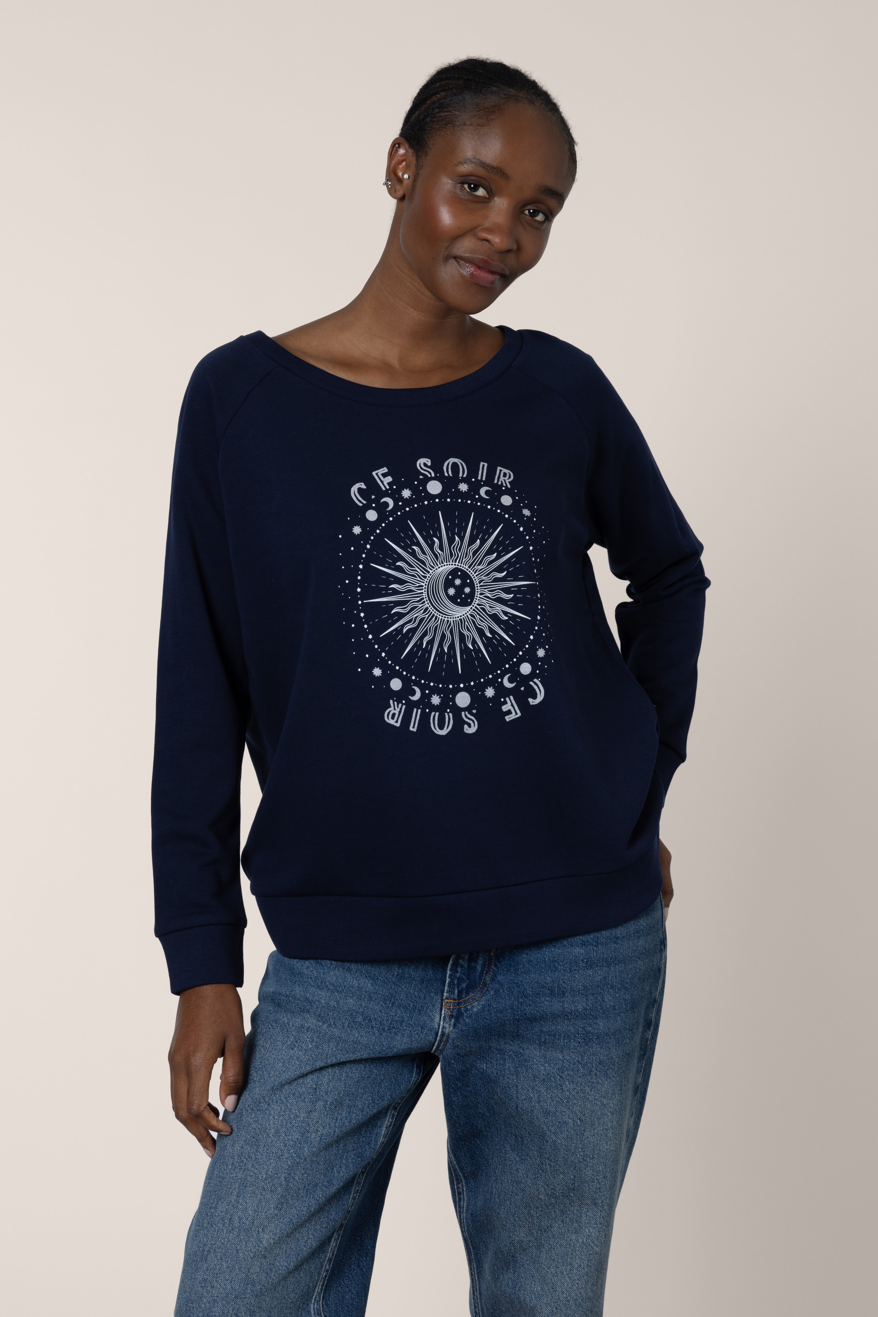 Ce Soir Sweatshirt - Navy
