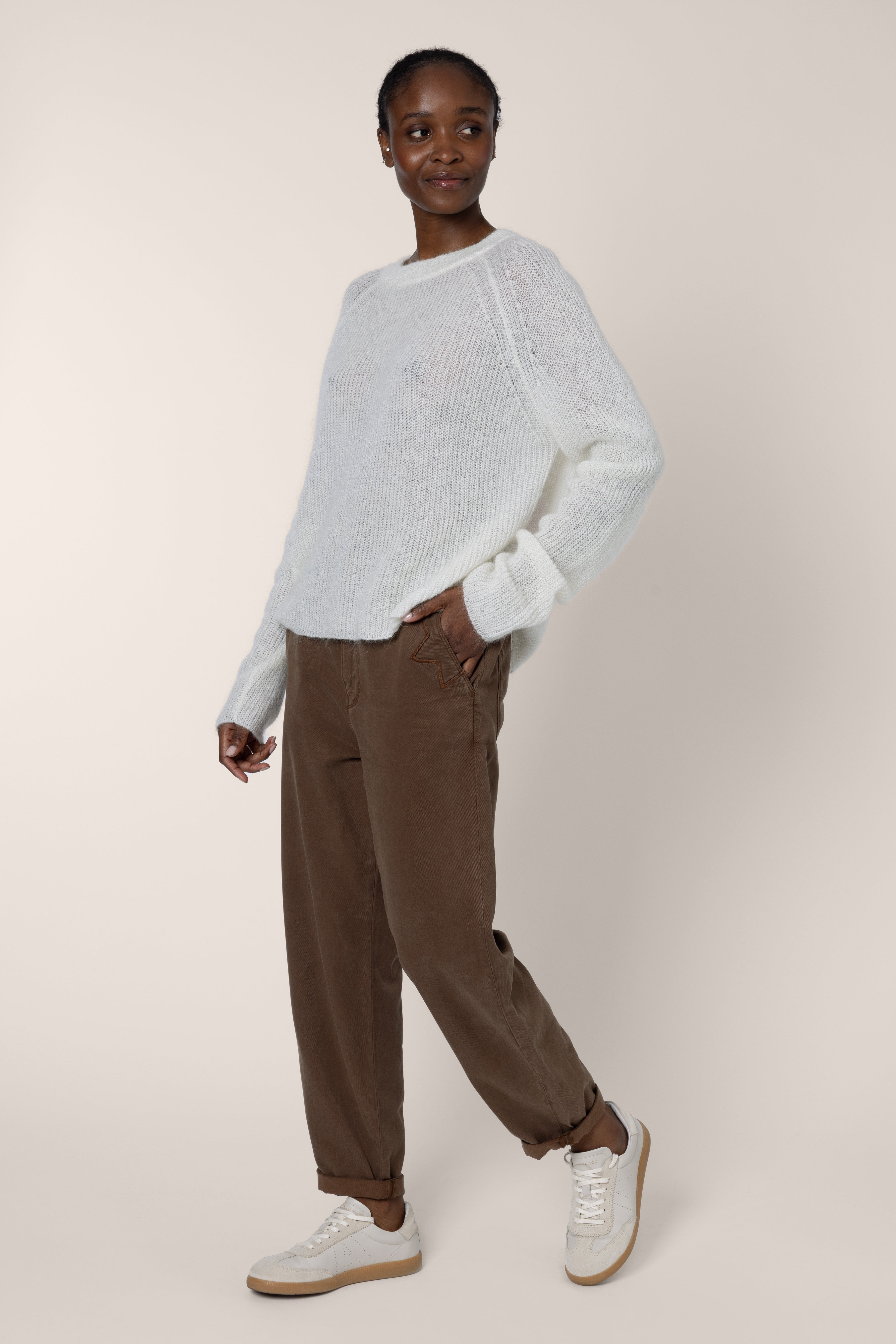 Felicity Loose Knit Jumper - Ivory