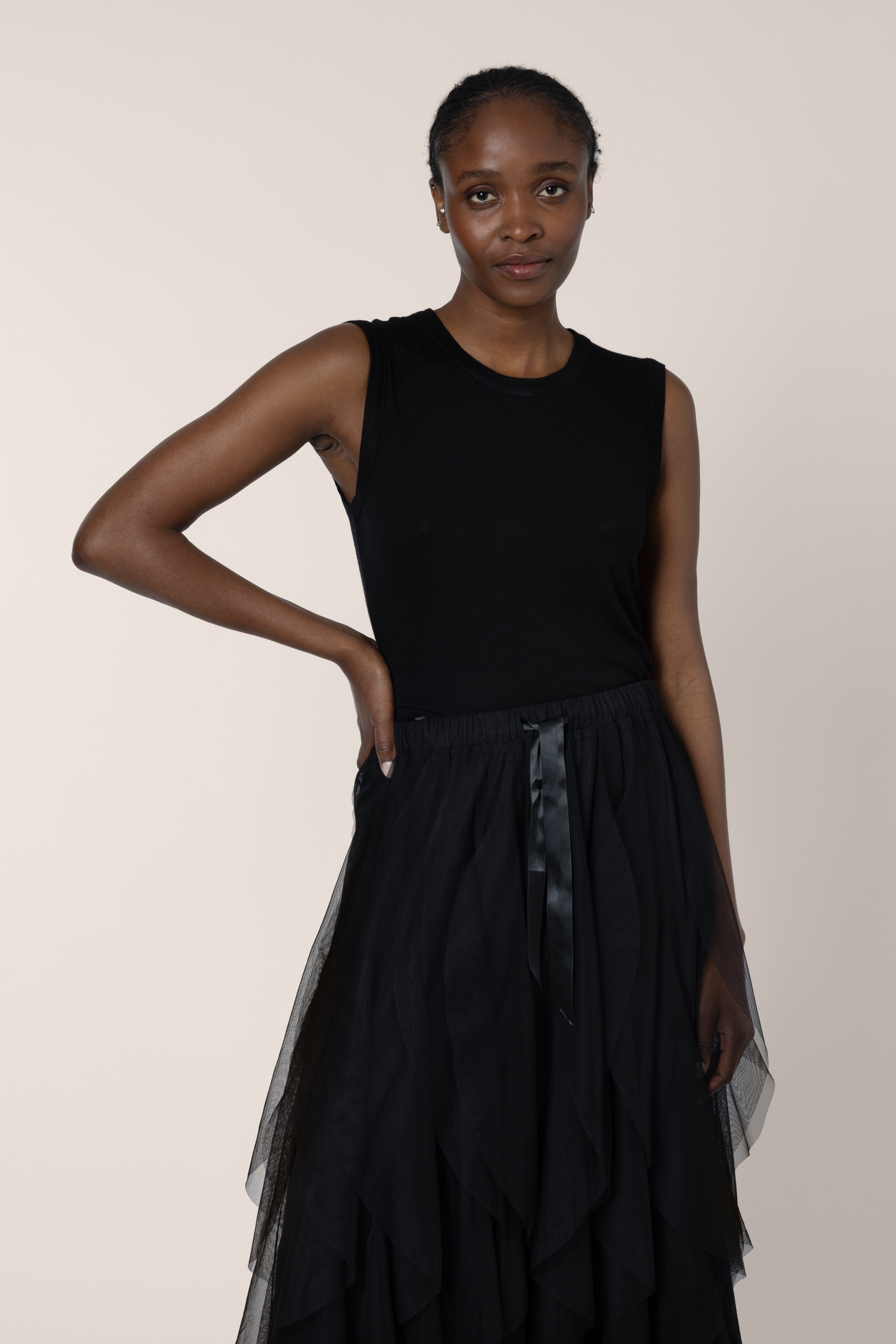 Stella Viscose Top - Black