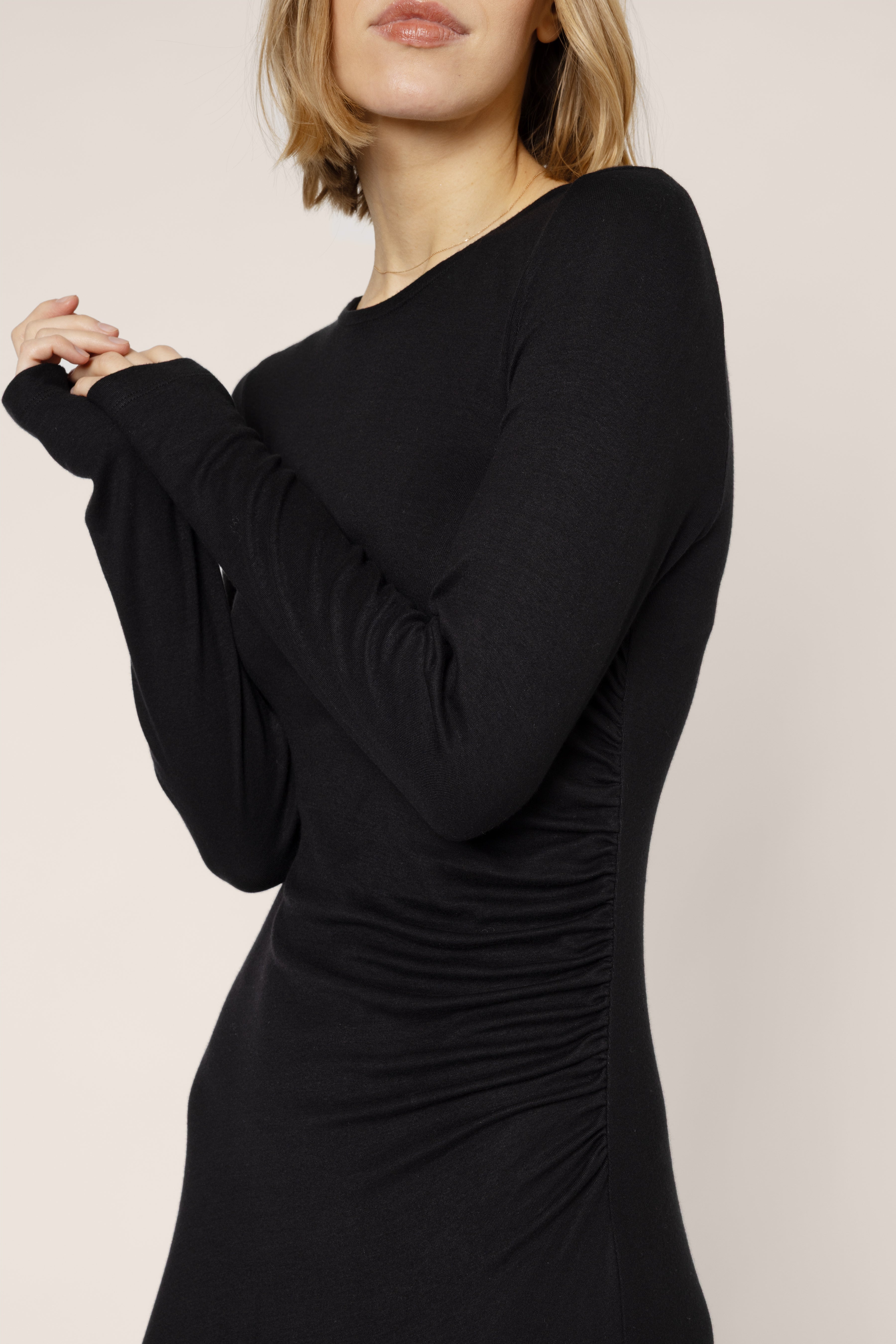 Langley Viscose Dress - Black