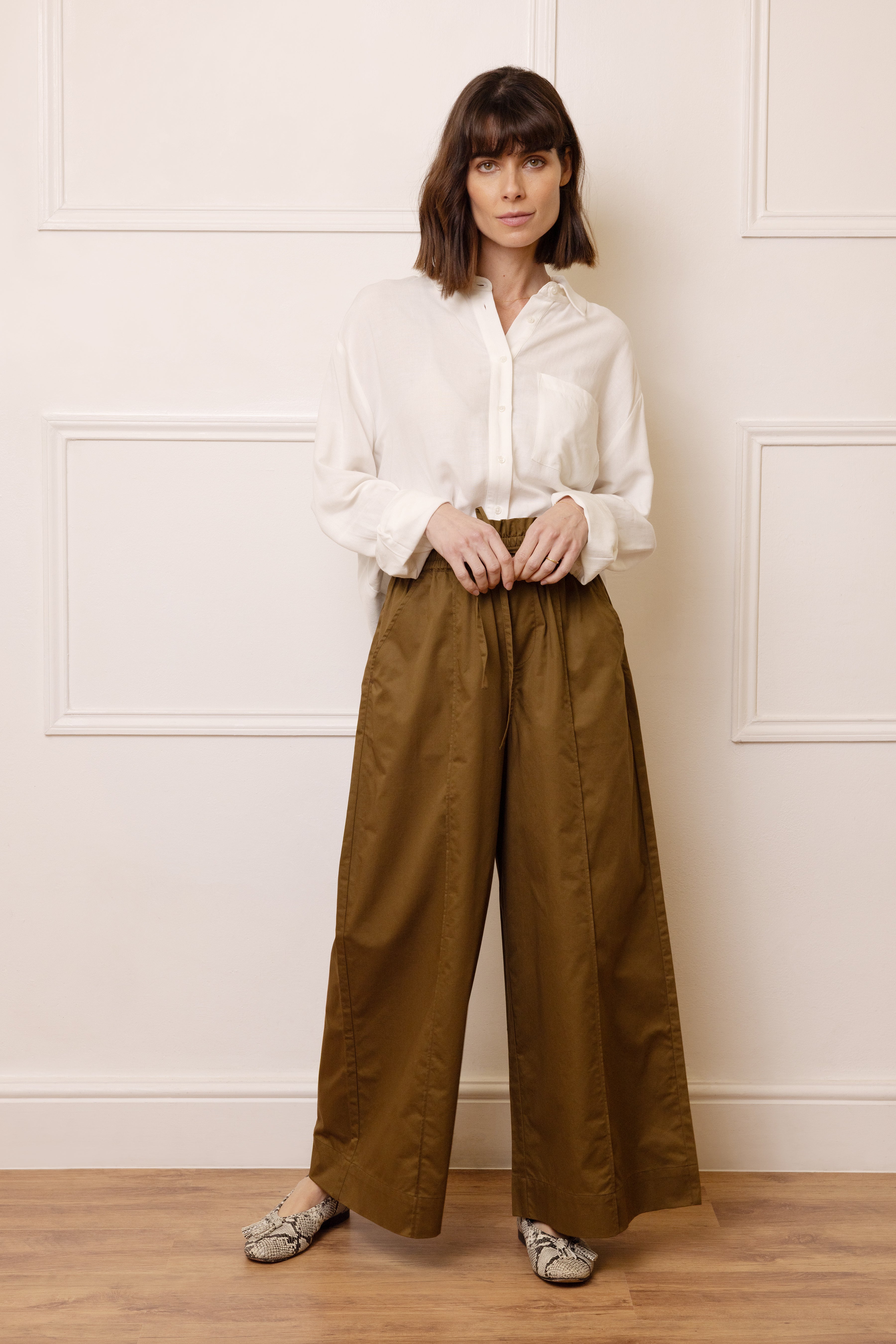The Perfect Viscose Linen Shirt - Ivory - Eleven Loves