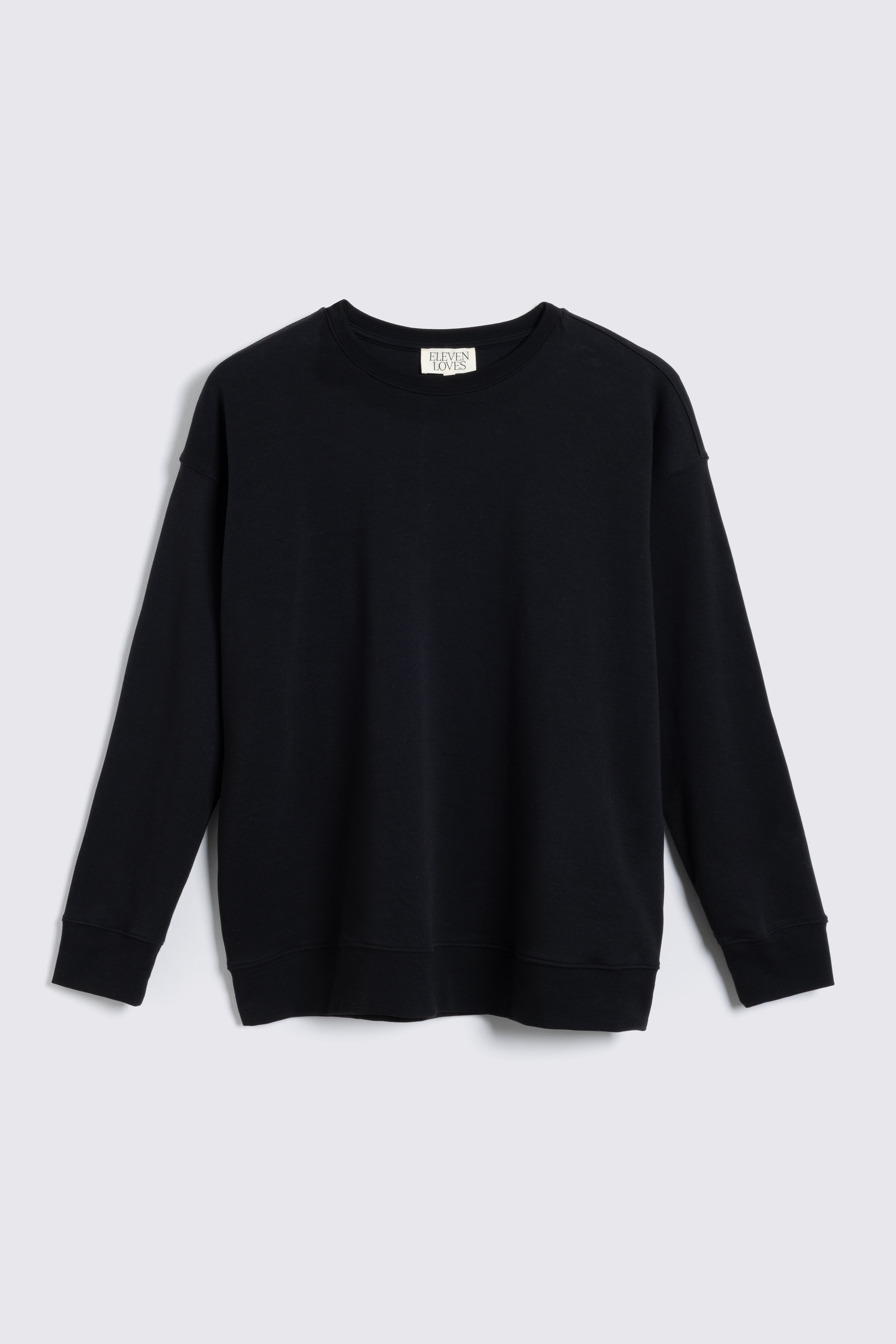 The Perfect Crew Neck Sweatshirt - Black