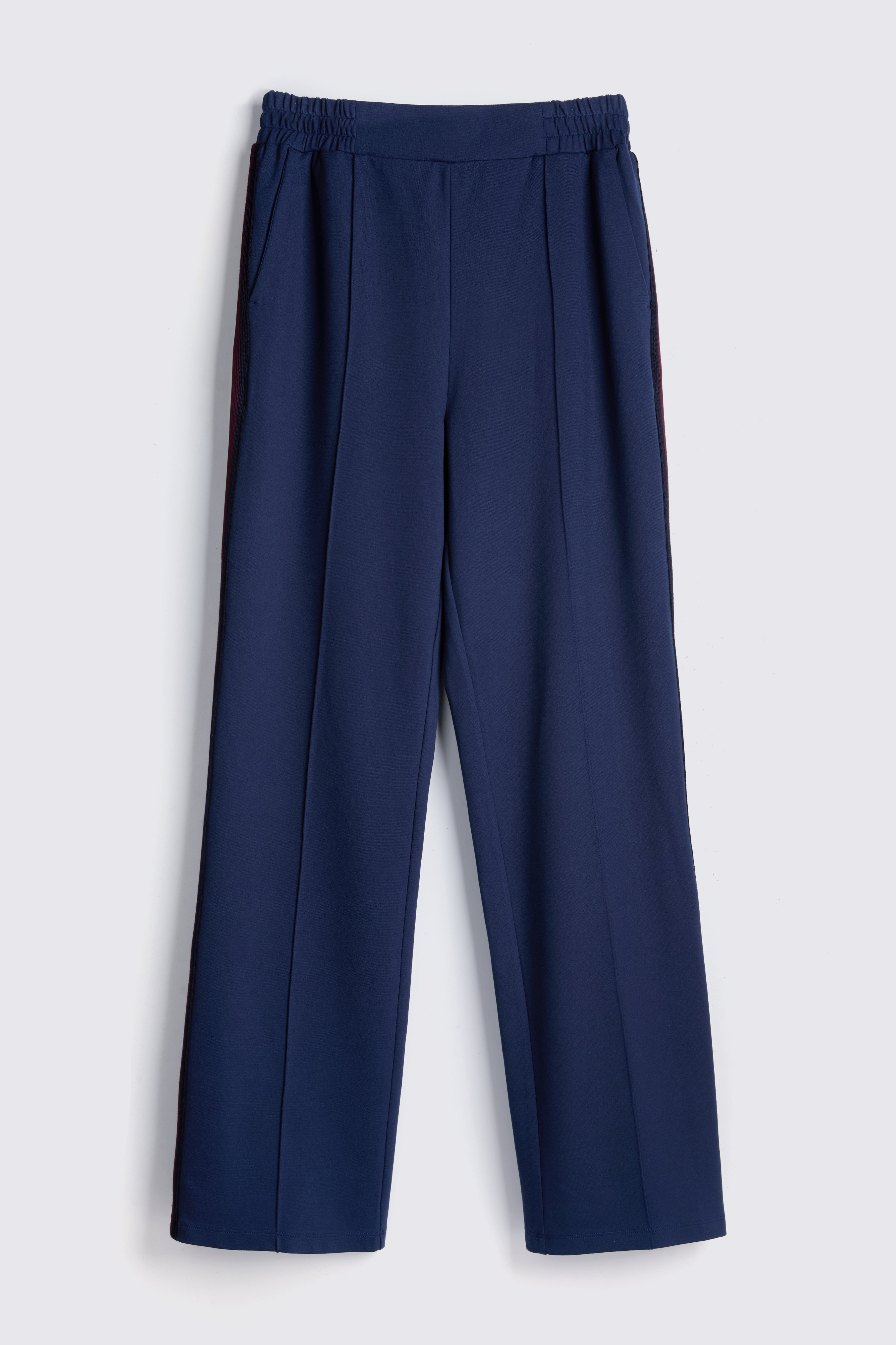 Saffron Side Stripe Trousers Navy