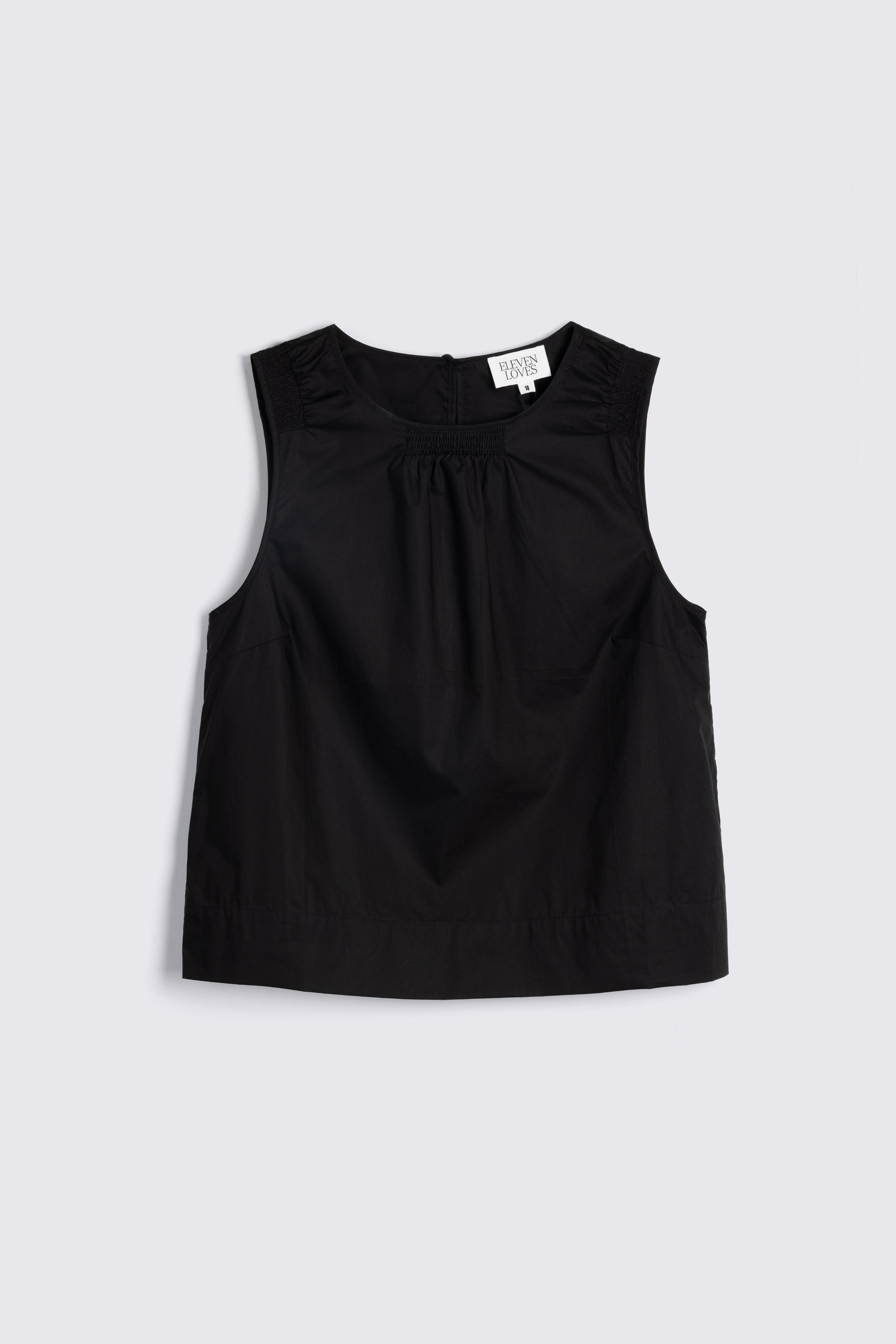 Sage Shell Top - Black