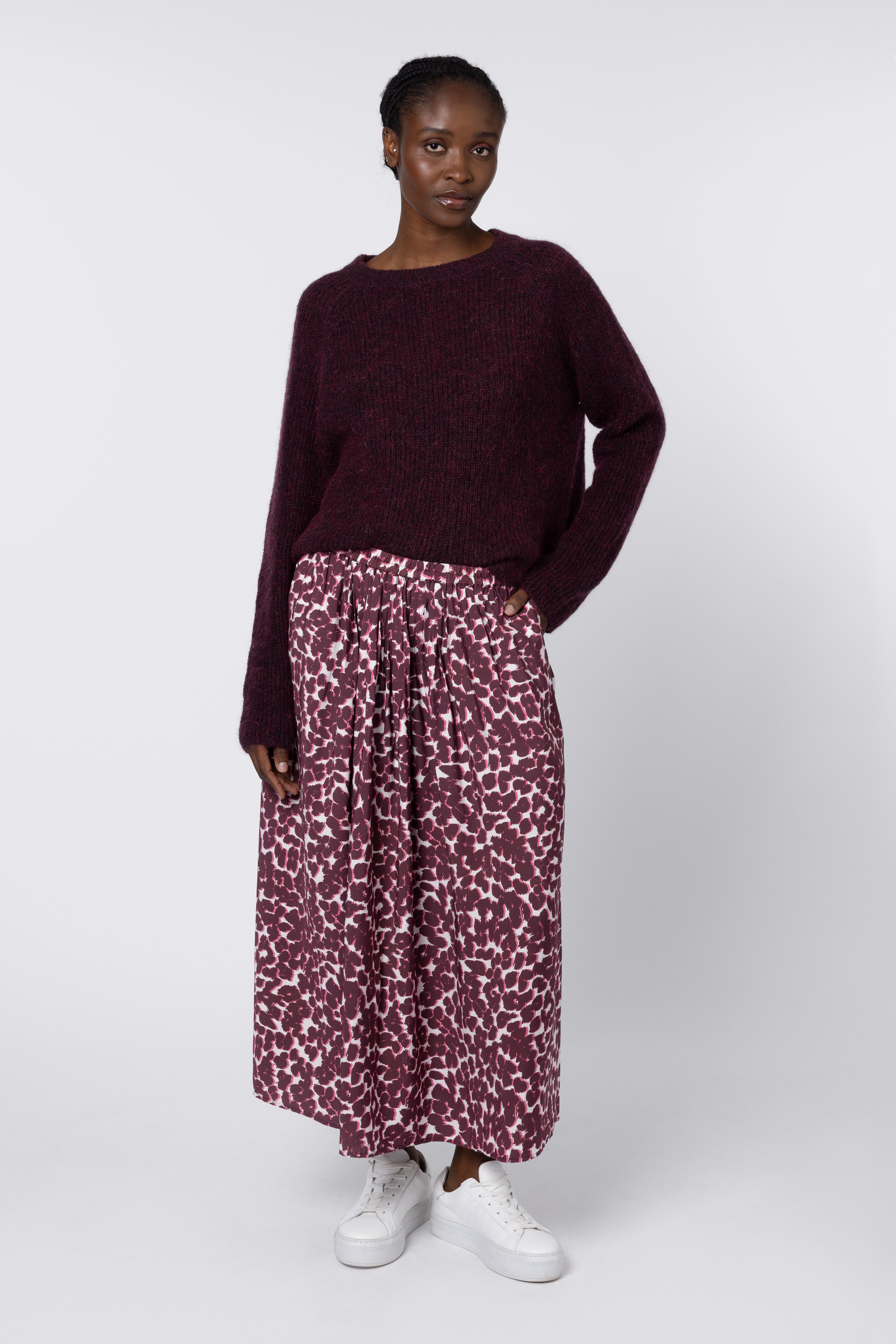 Saffy Pink Leopard Skirt