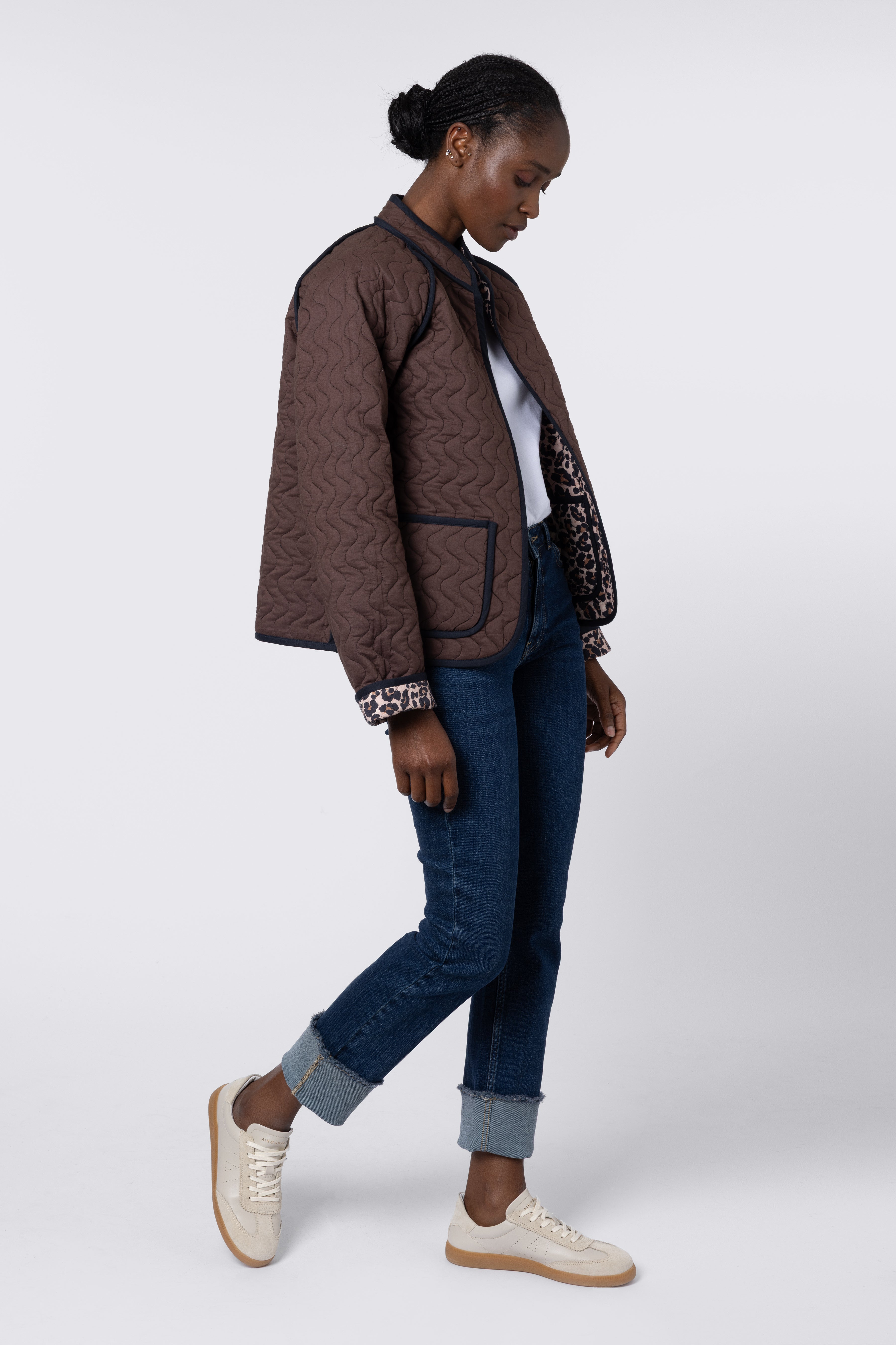Lola Leopard Print Jacket