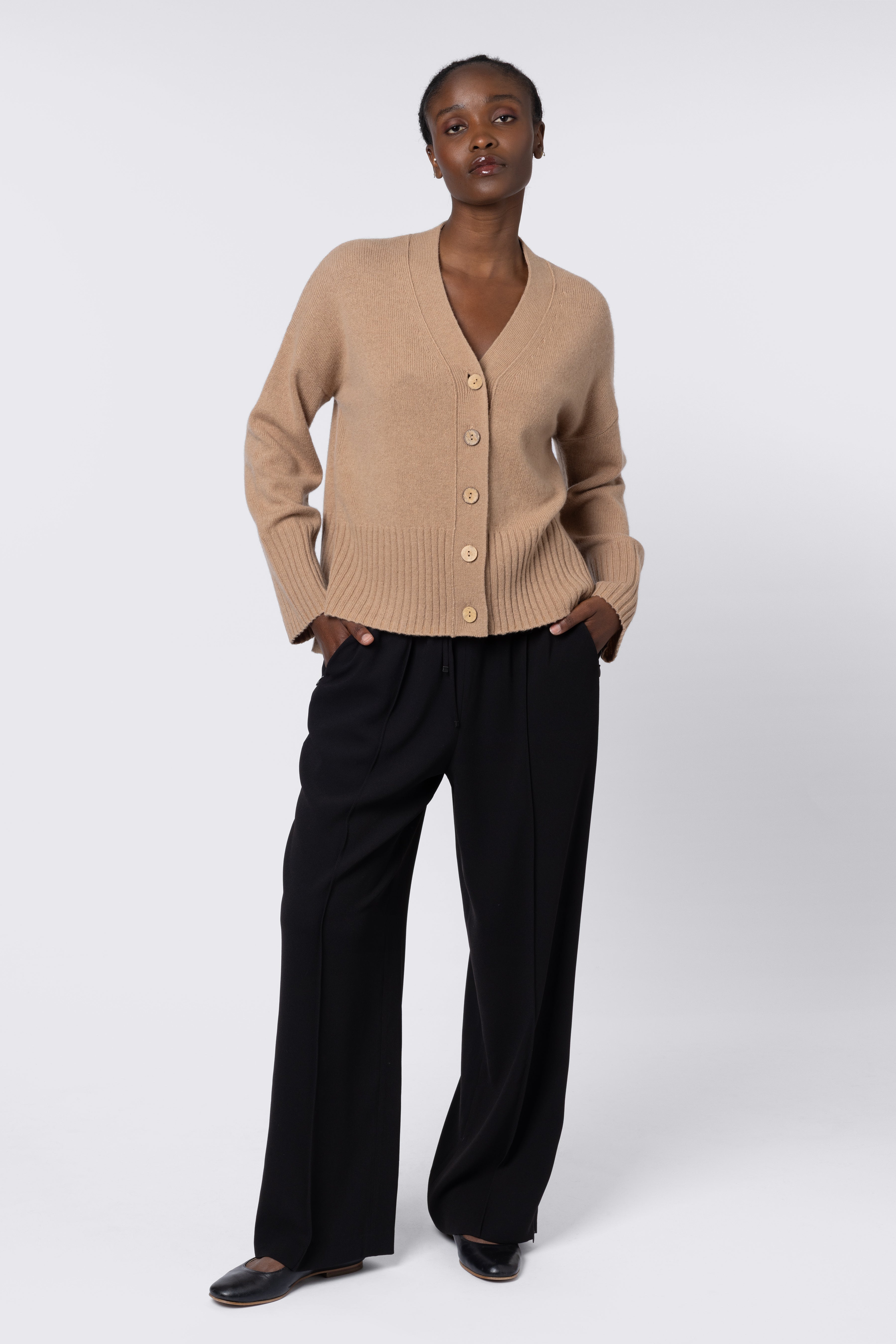 Zara Zip Trousers - Black