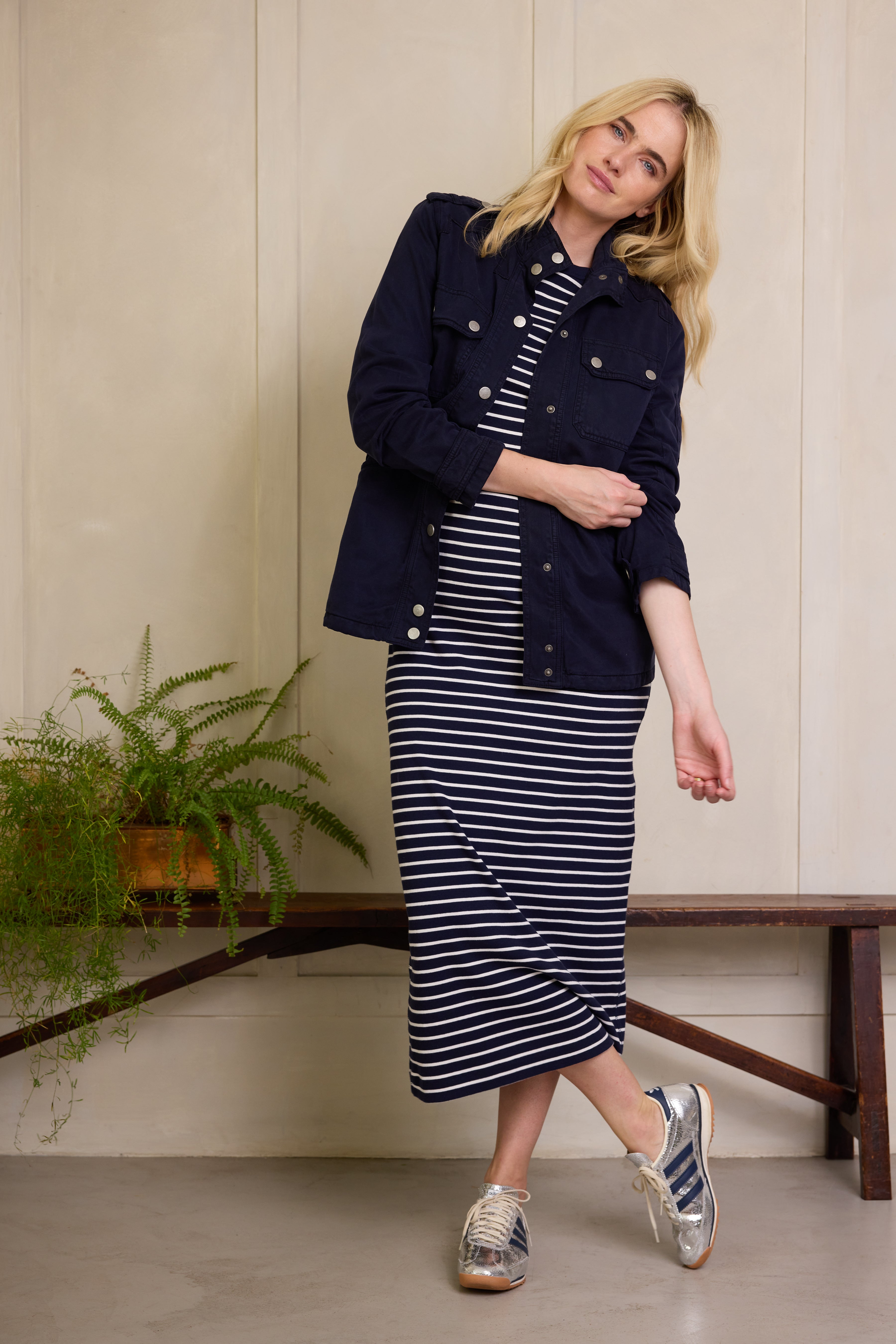 Tina Shacket - Navy - Eleven Loves