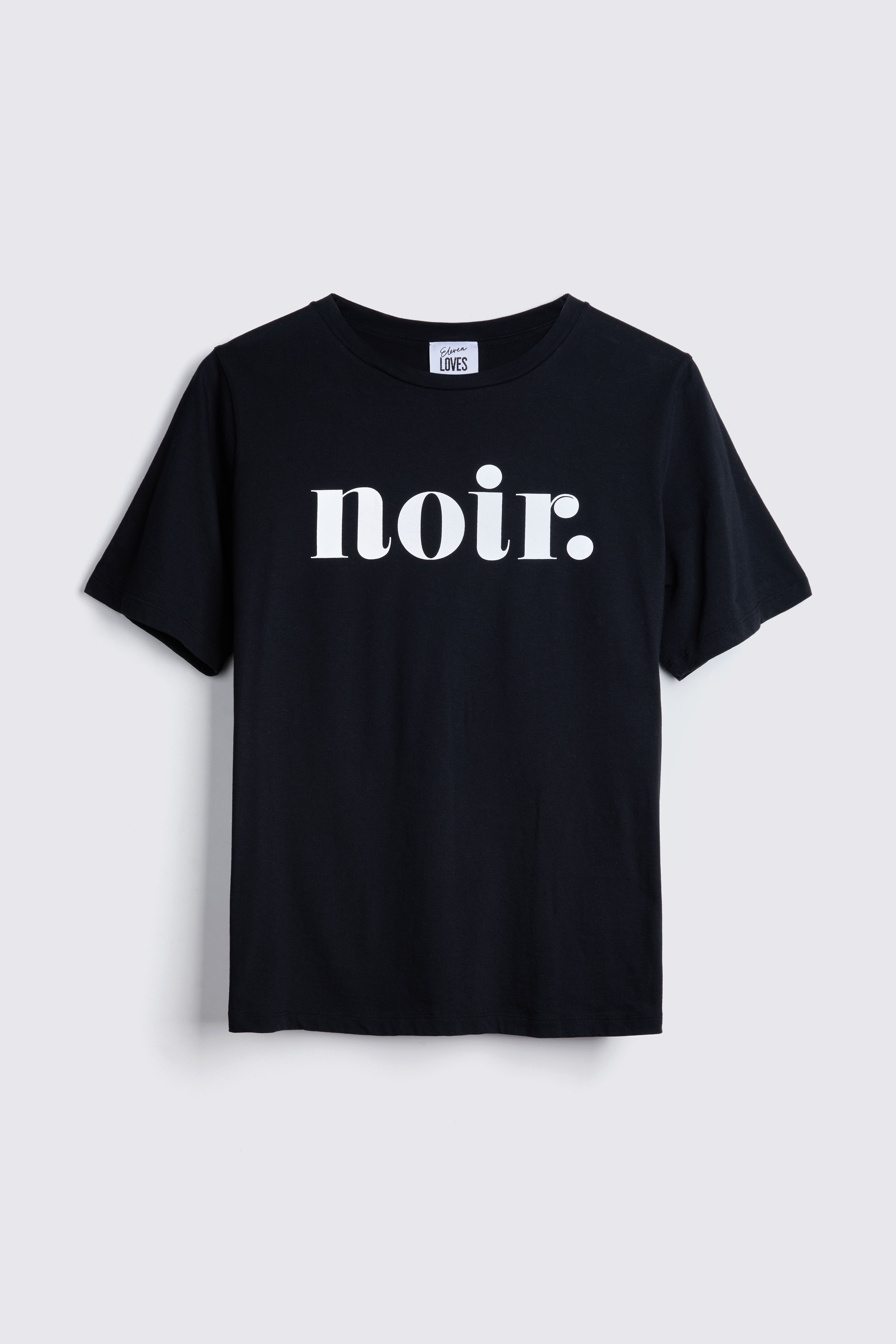 Noir Boyfriend T-Shirt - Black