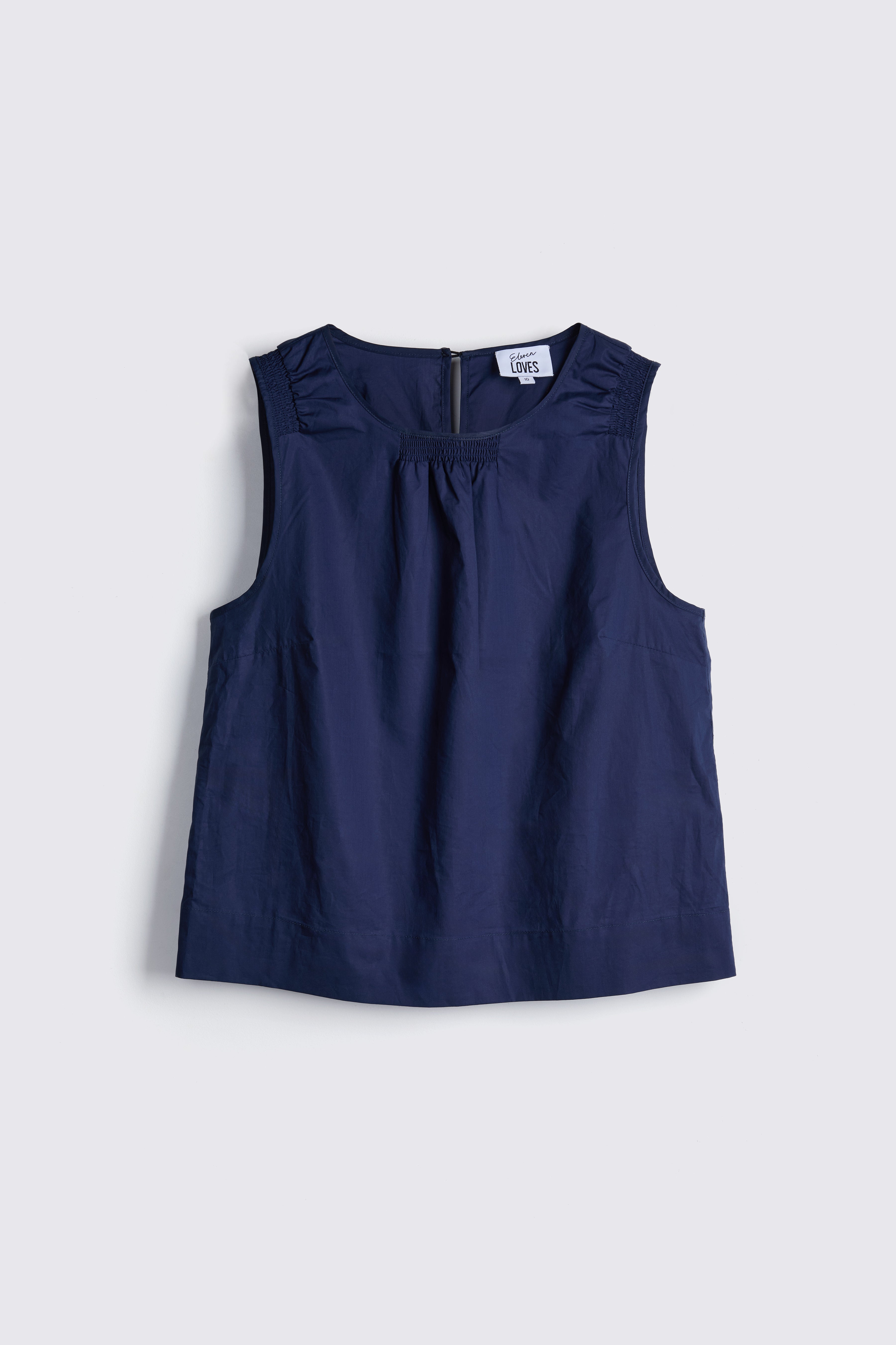 Sage Shell Top - Navy