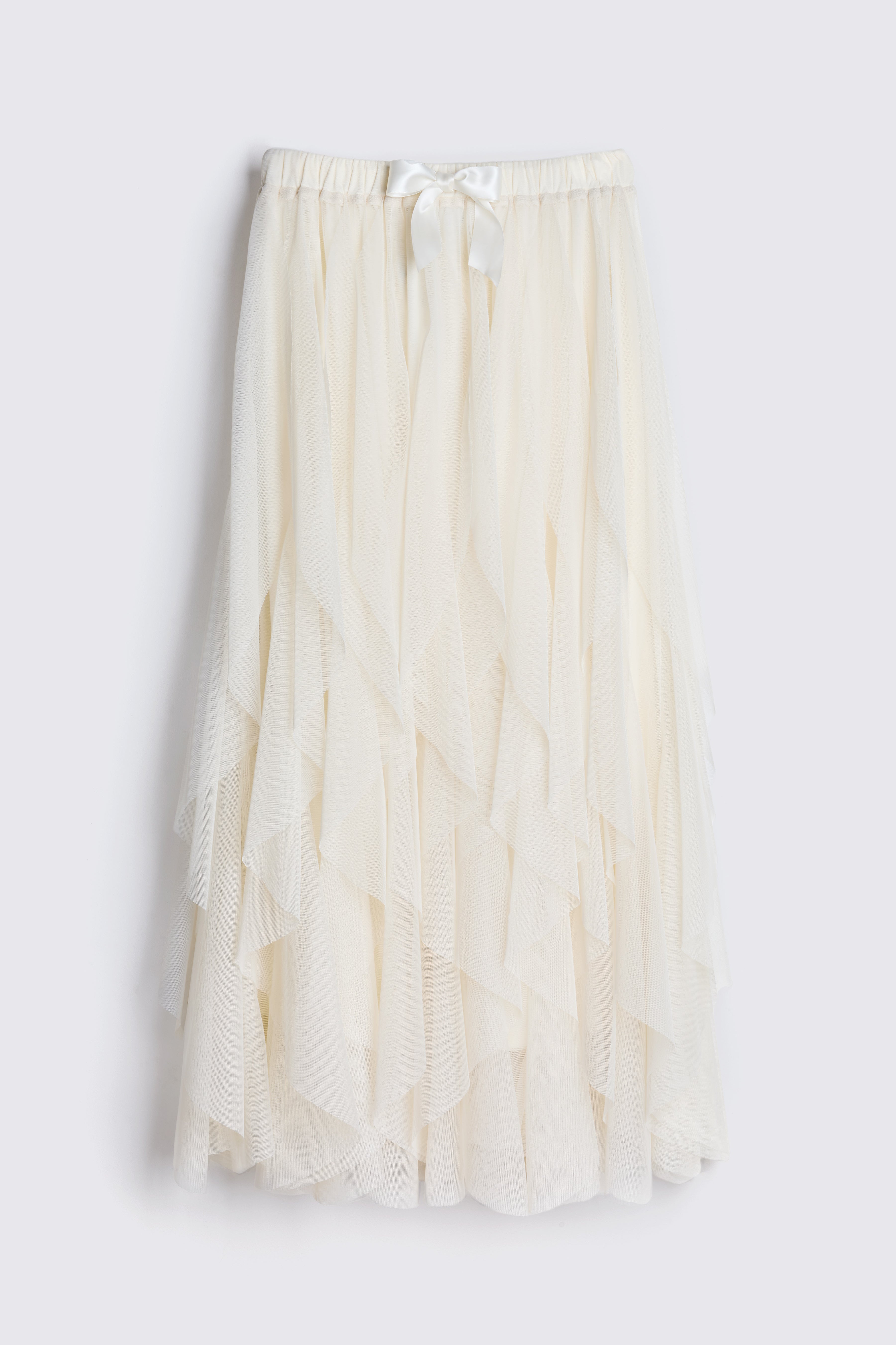Iris Tulle Maxi Skirt - Ivory