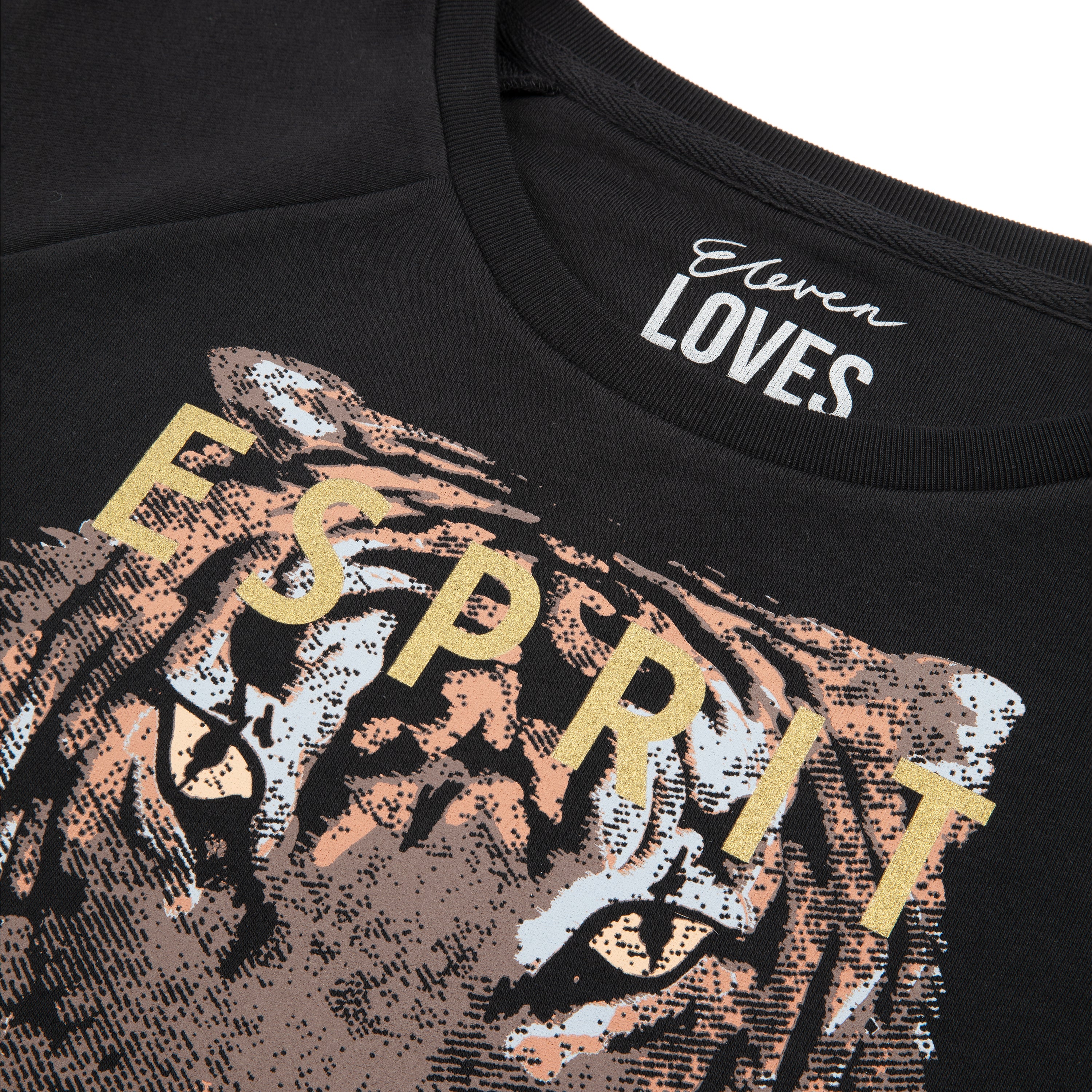 eleven loves elevenloves 11loves ellenloves ESPRIT LIBRE TIGER SWEATSHIRT black edgy sweatshirt sustainable