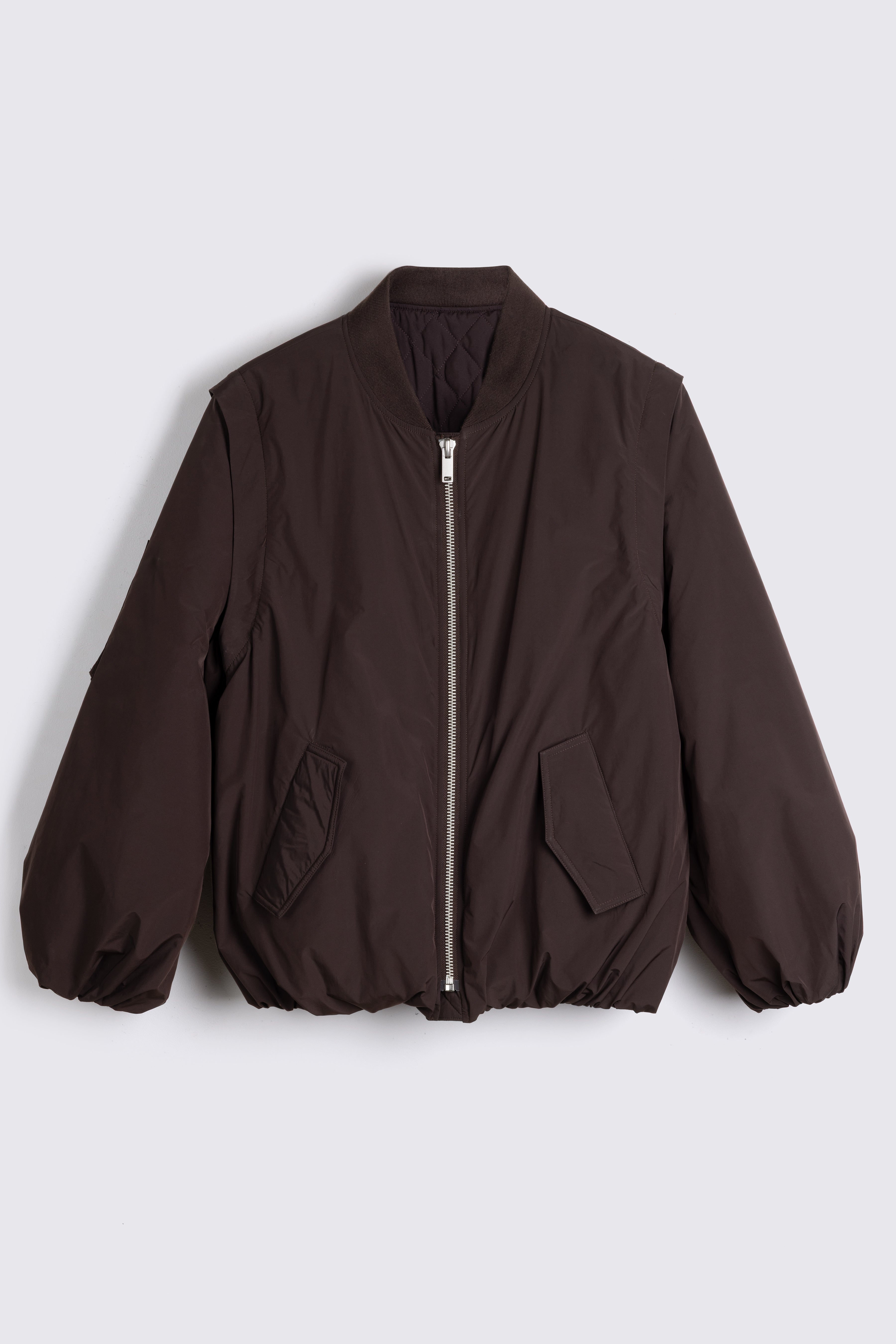 Angelina Bomber Jacket - Chocolate