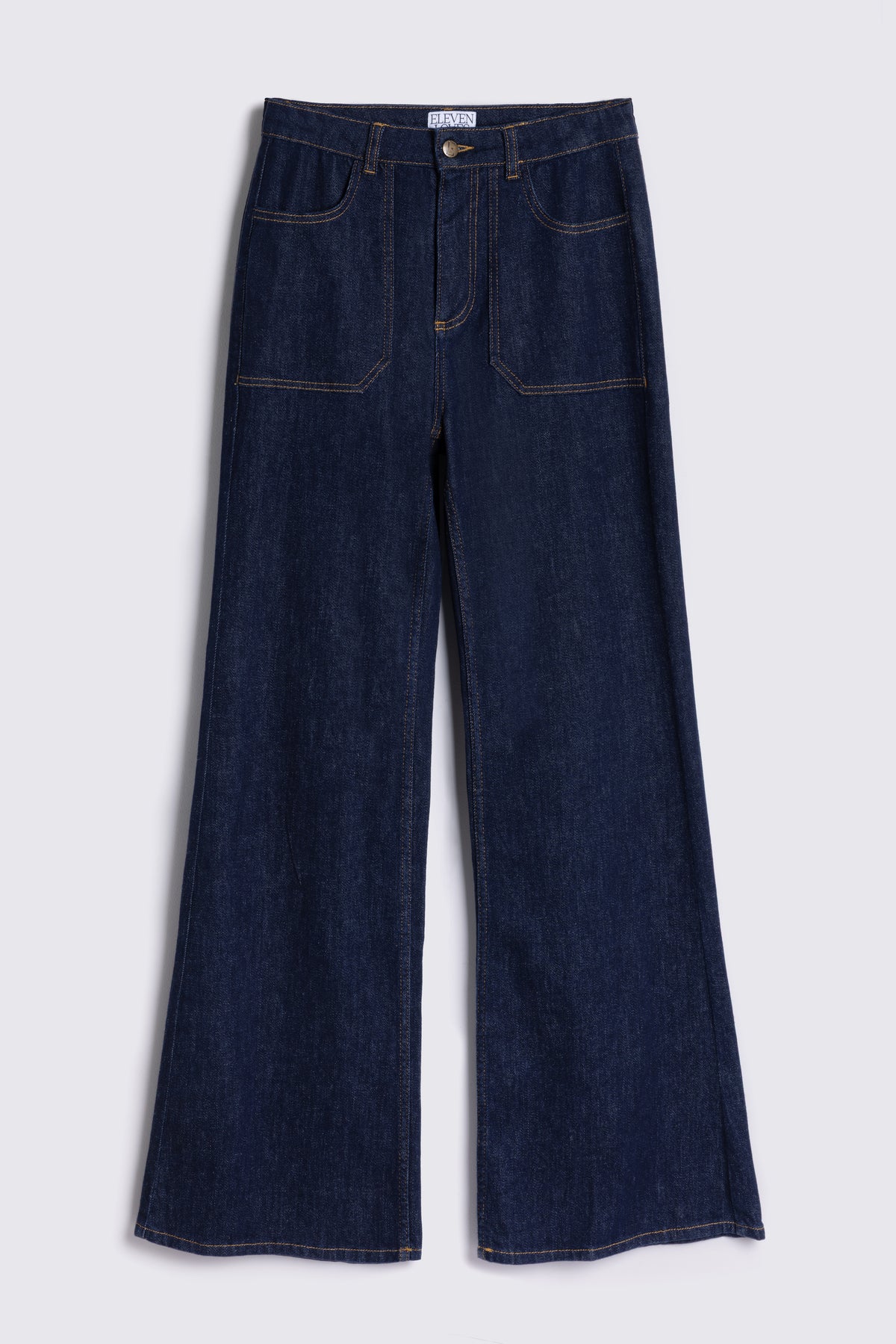 Frankie Wide Leg Jeans - Rinse Wash