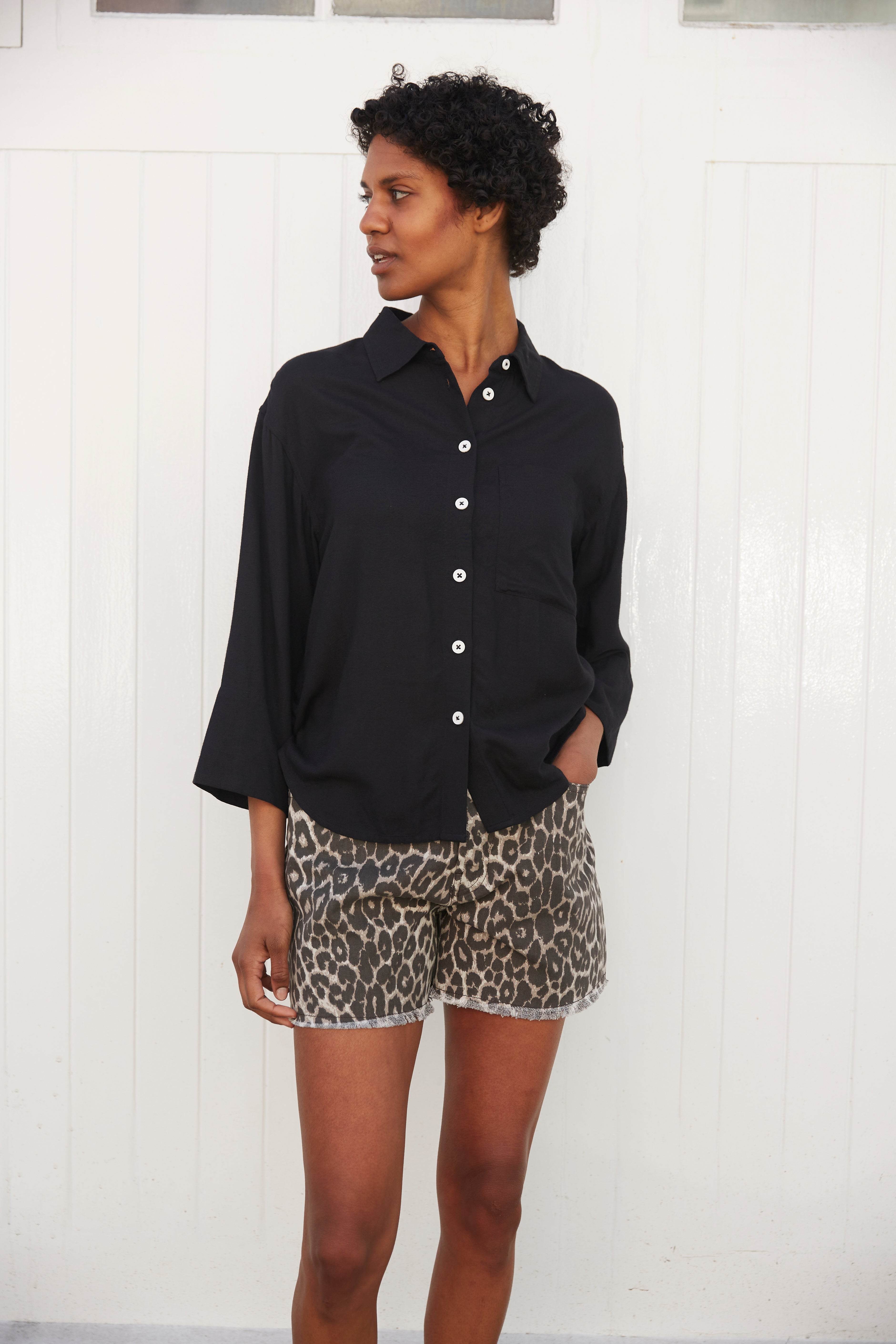 Alice Leopard Print Shorts