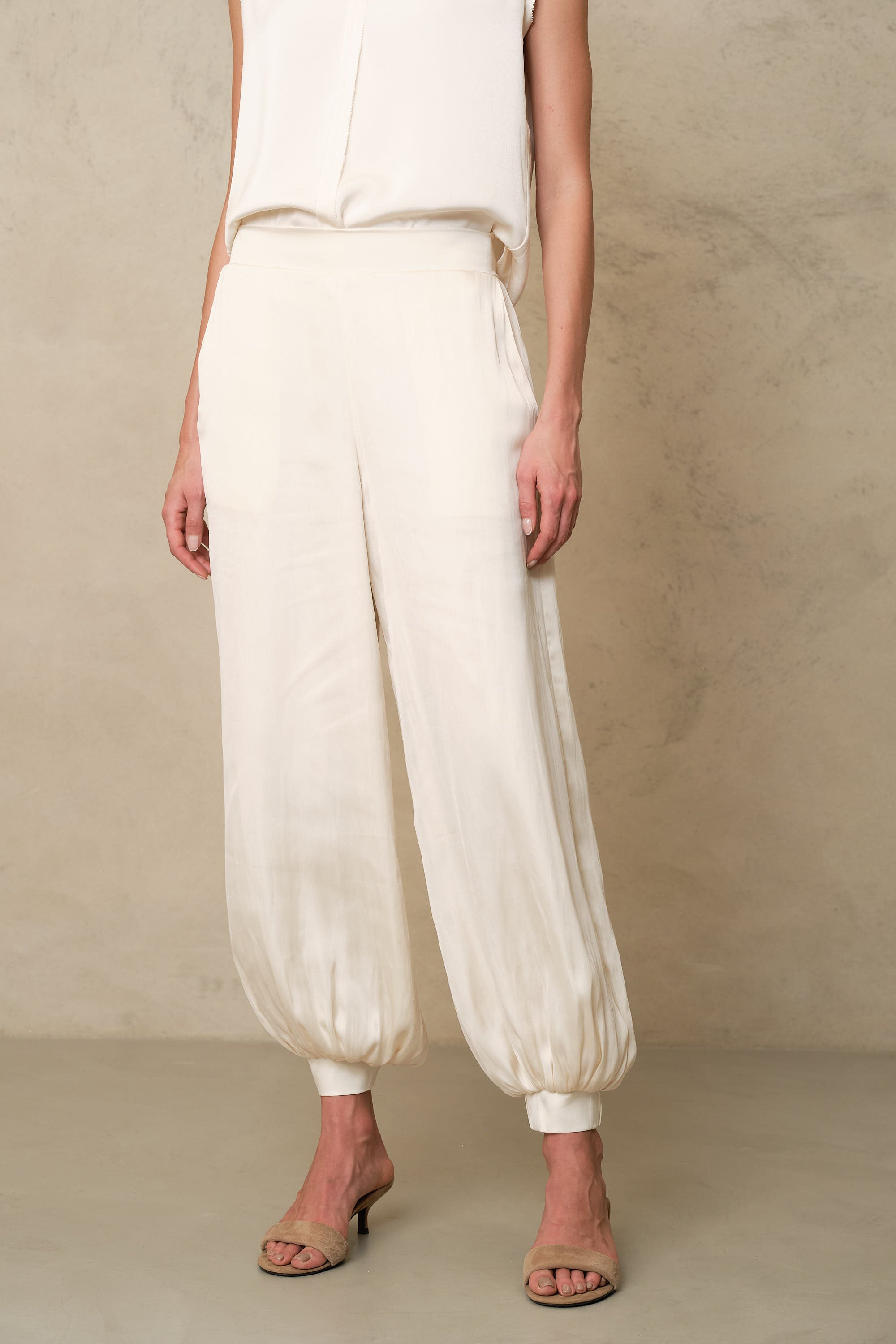 Maeve Balloon Trousers - Ivory