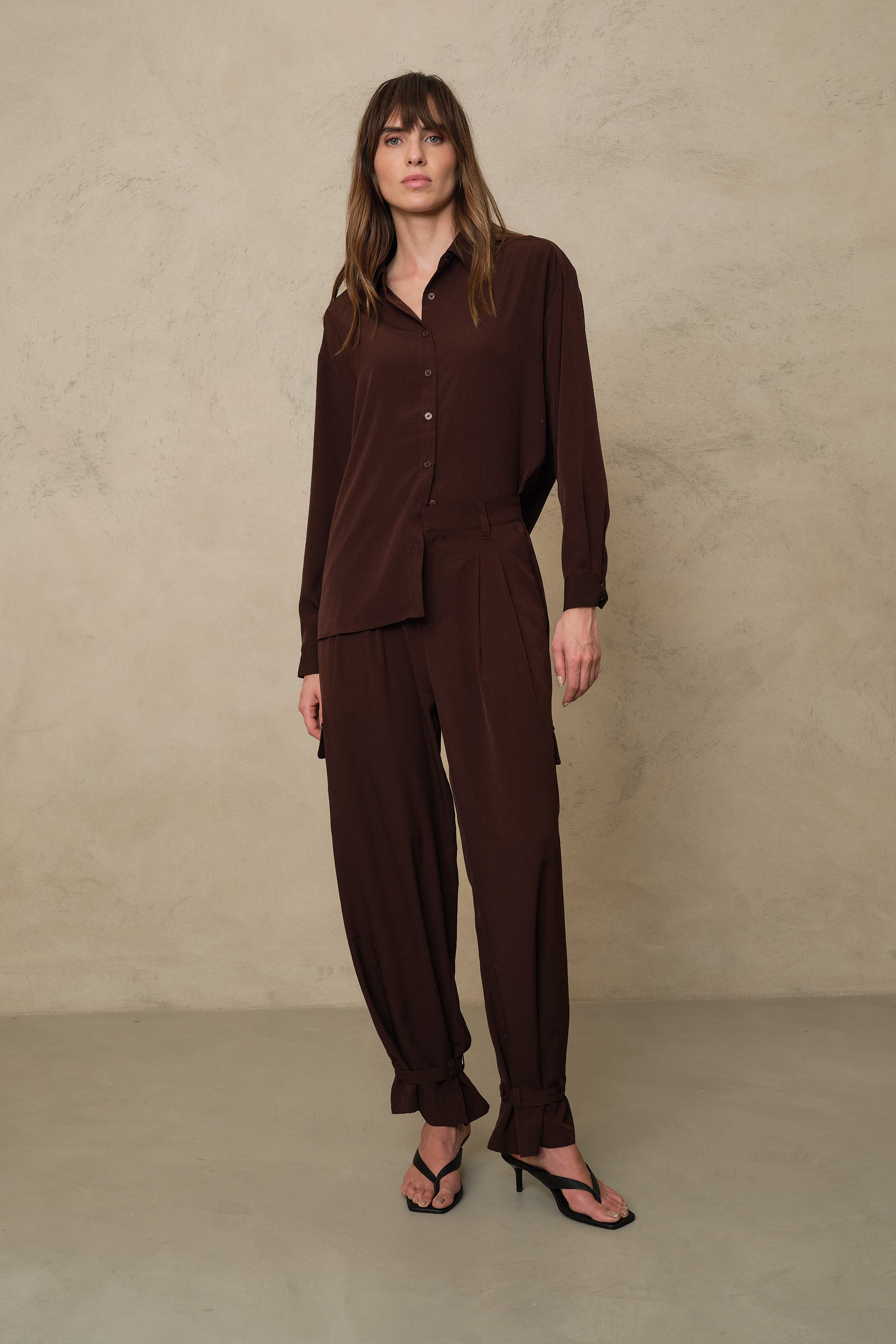 Margot shirt in chocolate
