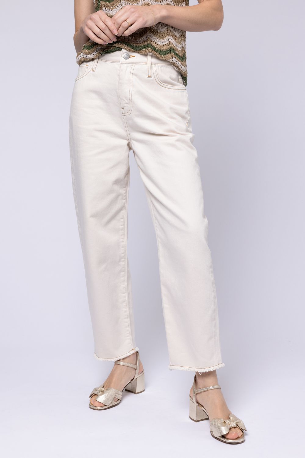 thea barrel leg jeans ecru barrel leg jeans cream jeans womens jeans summer white jeans eleven loves ellen loves 11loves
