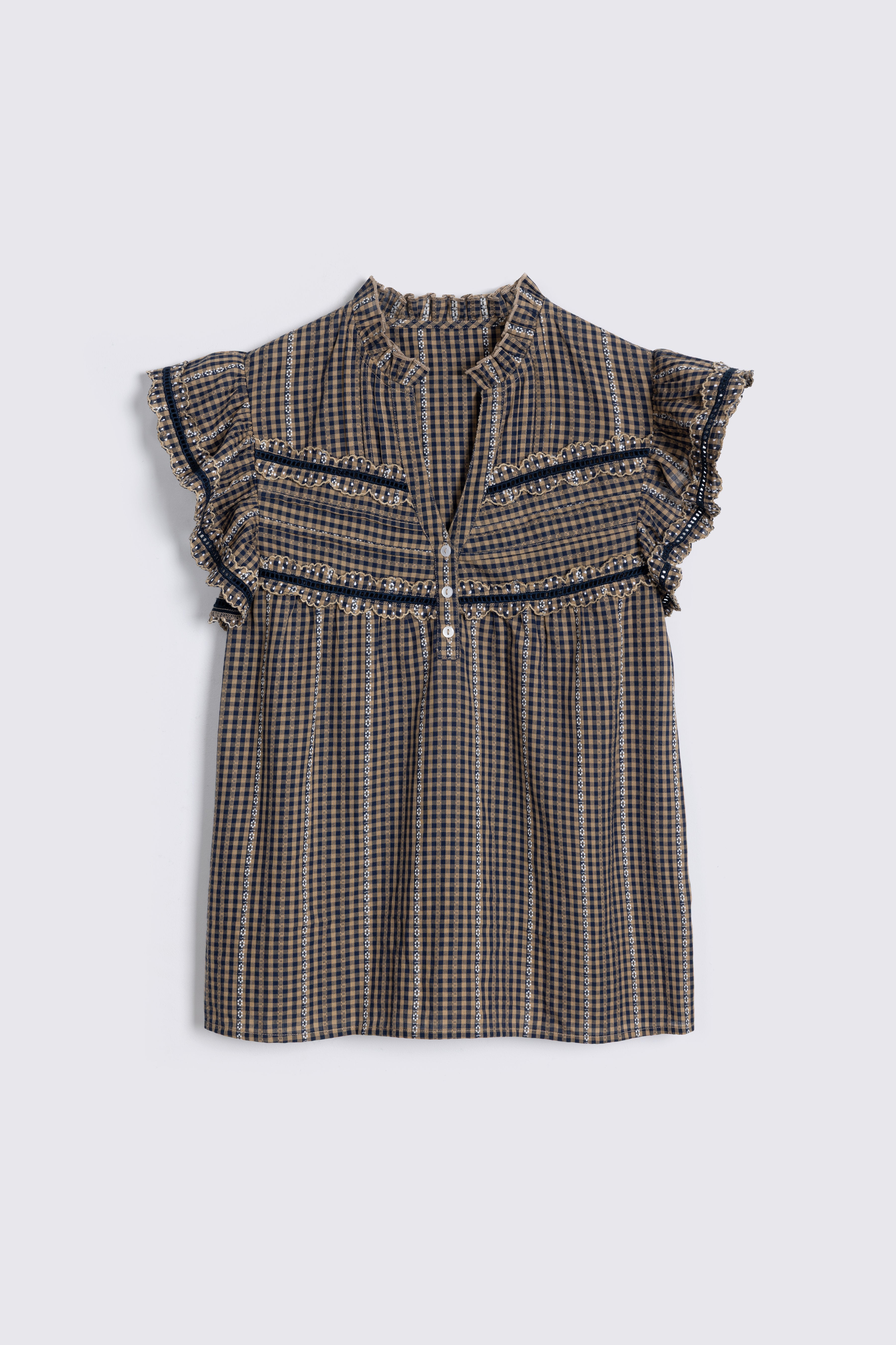 Charlie Gingham Blouse