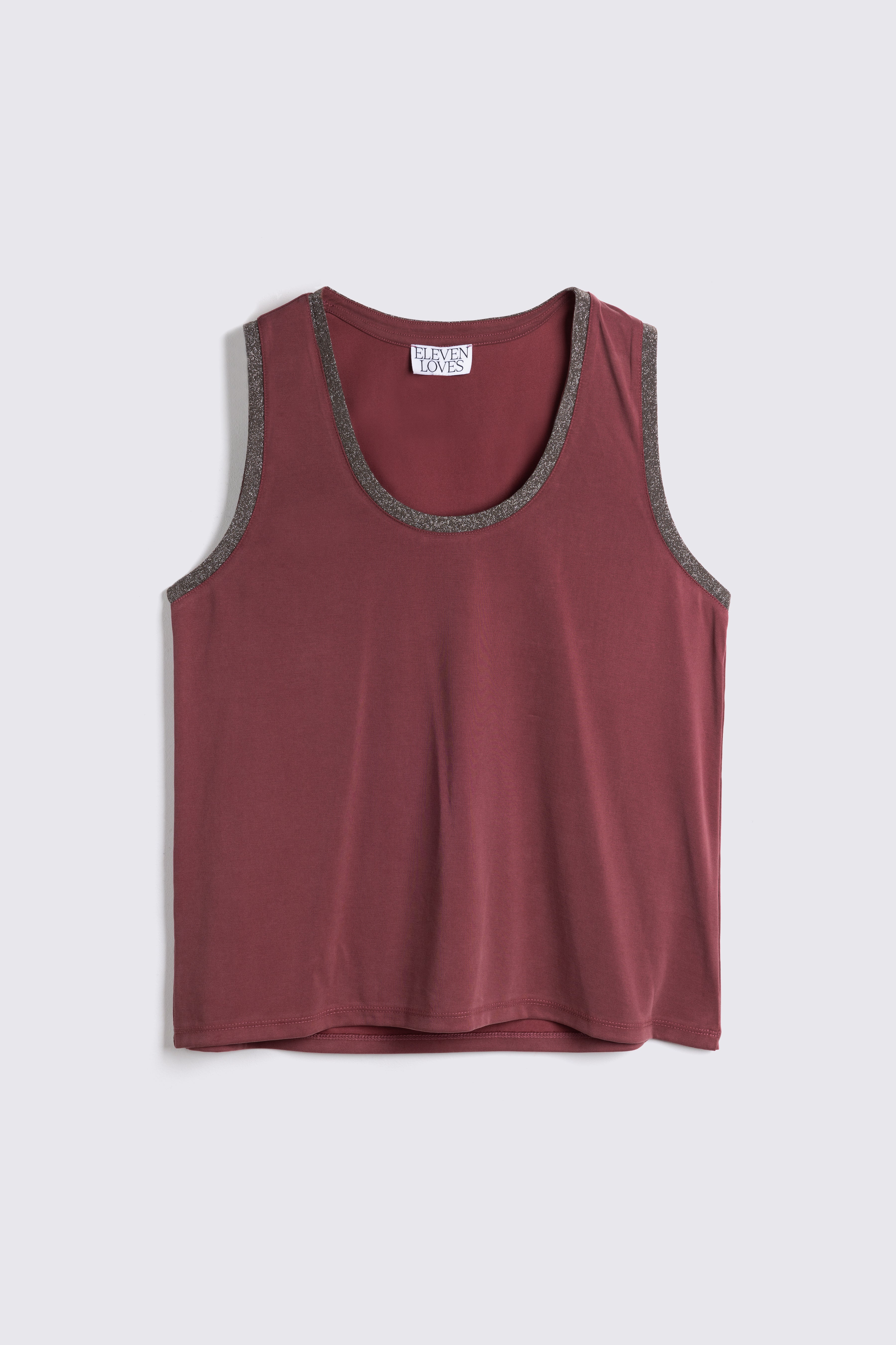 Chloe Vest - Dusty Rose with Bronze