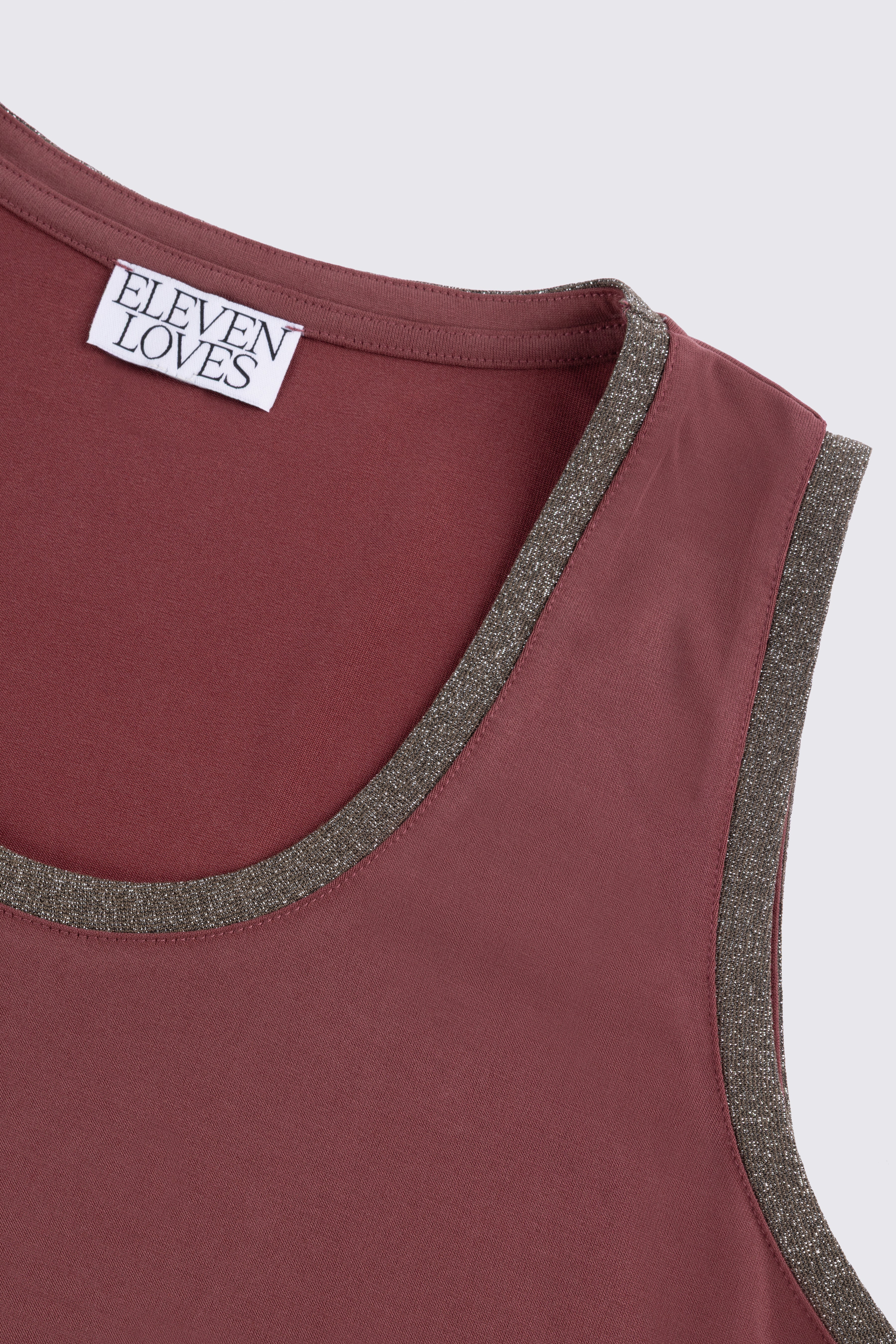 Chloe Vest - Dusty Rose with Bronze