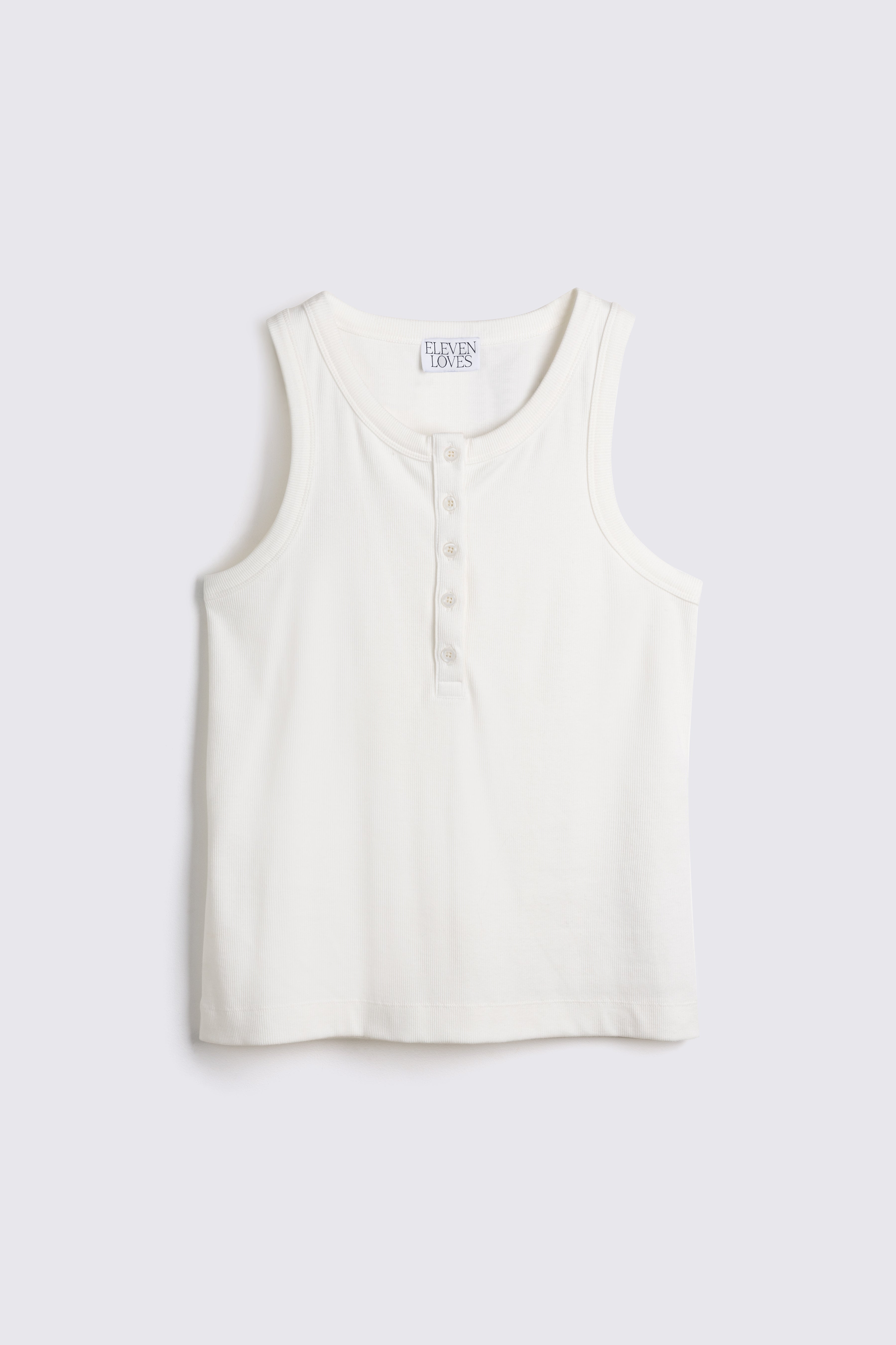 Mabel Button Down Vest - Ivory