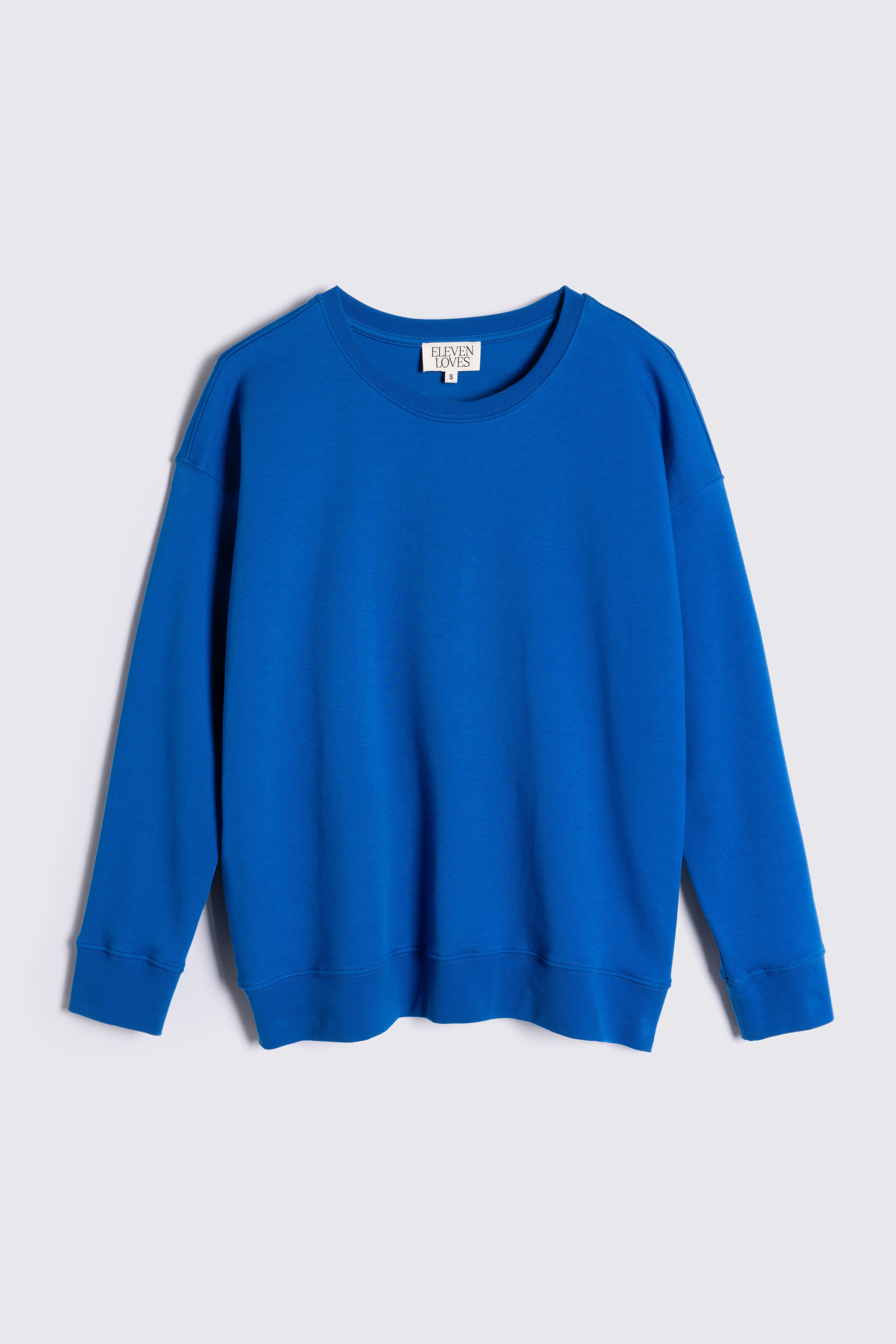The Perfect Crew Neck Sweatshirt - Cobalt - Eleven Loves