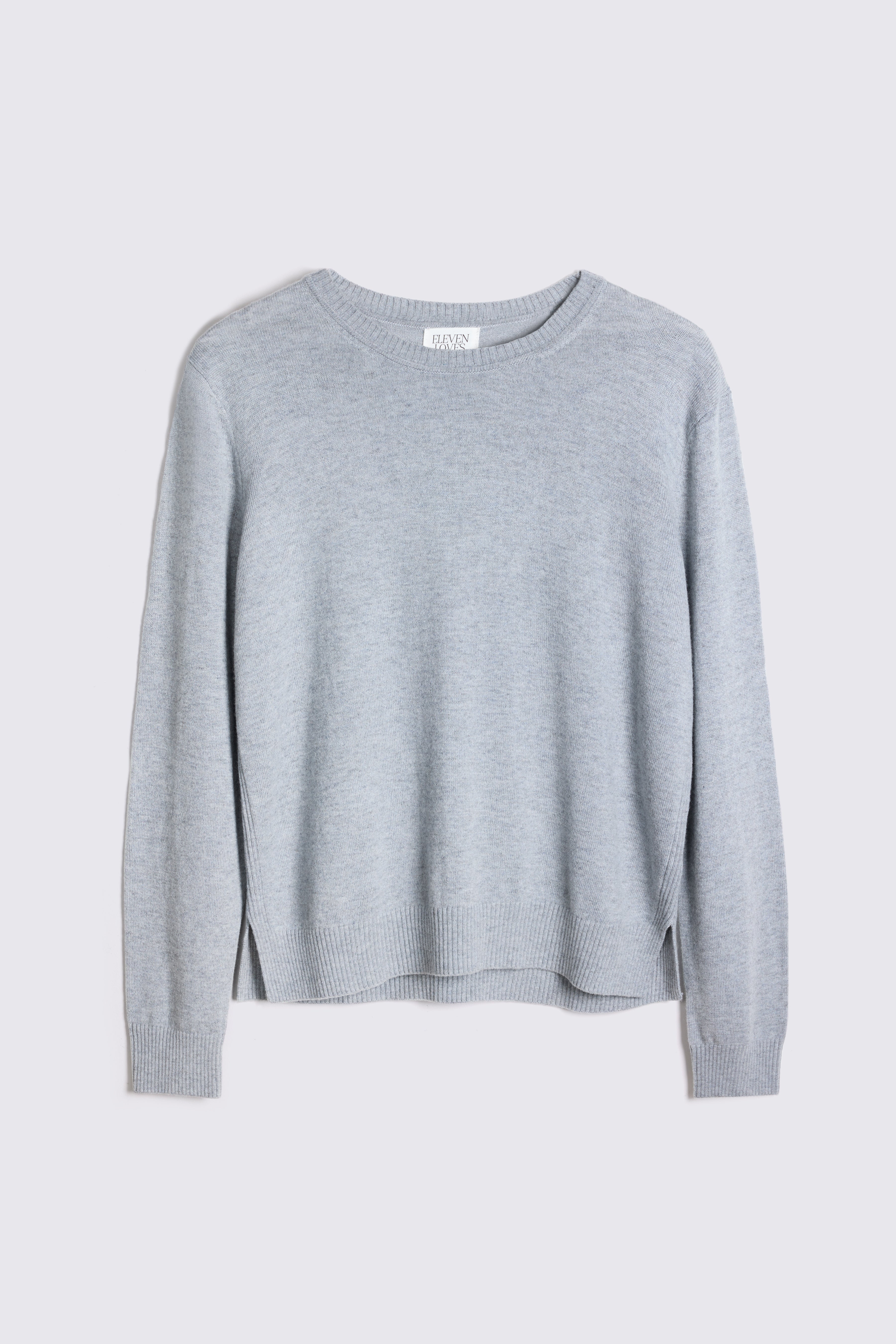 Alex Cashmere Blend Jumper - Grey
