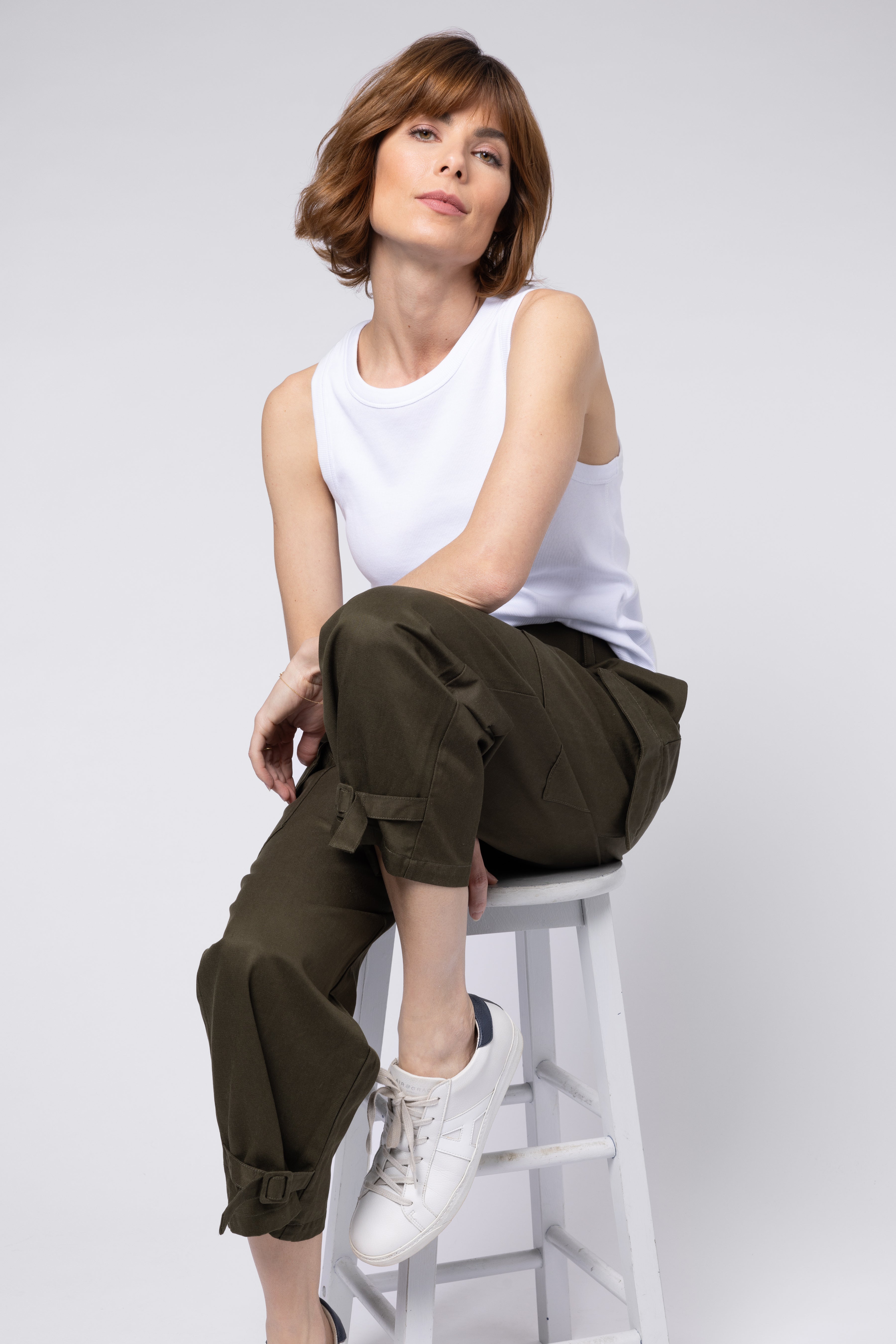 Charlotte Cargo Trouser - Olive