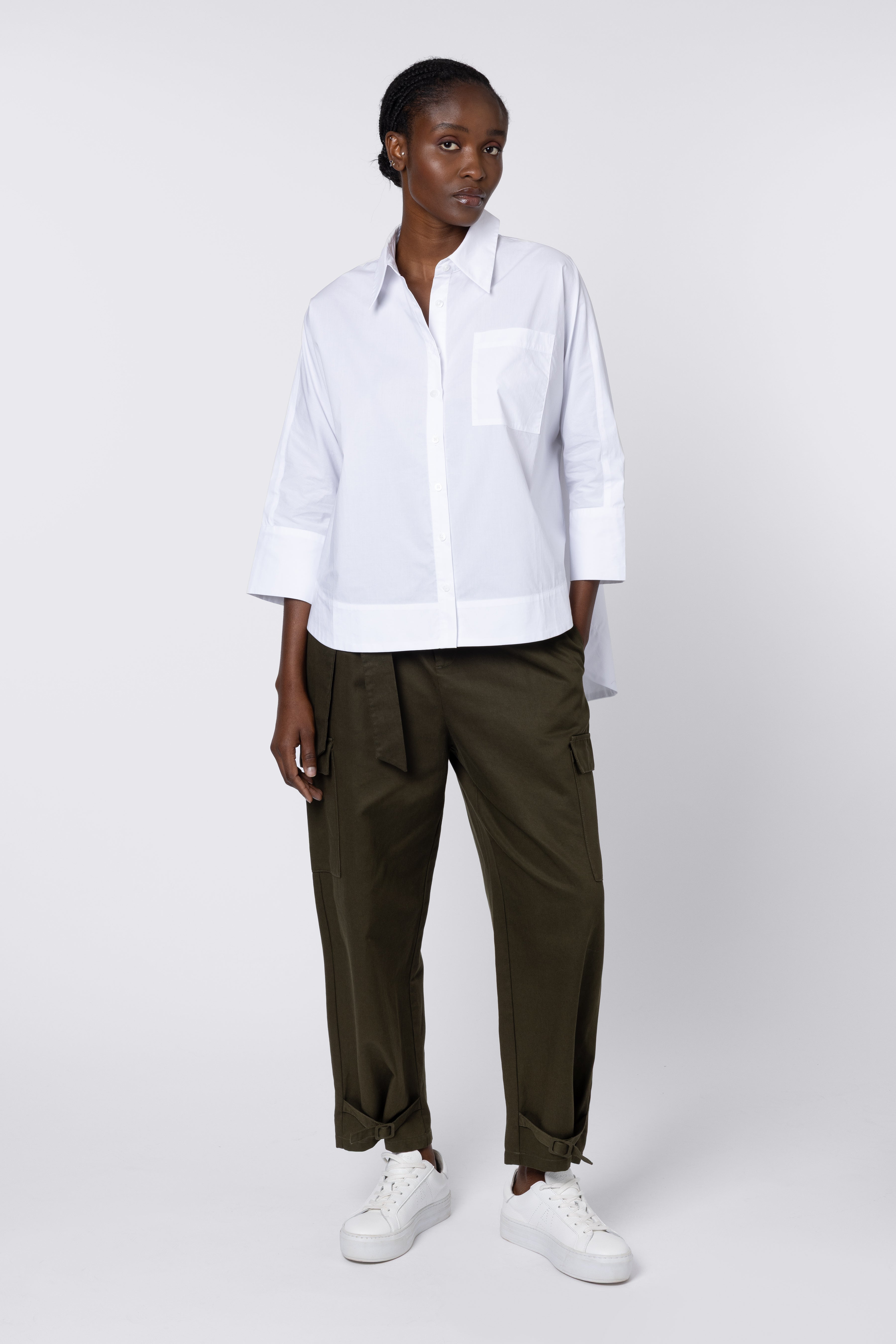 Charlotte Cargo Trouser - Olive