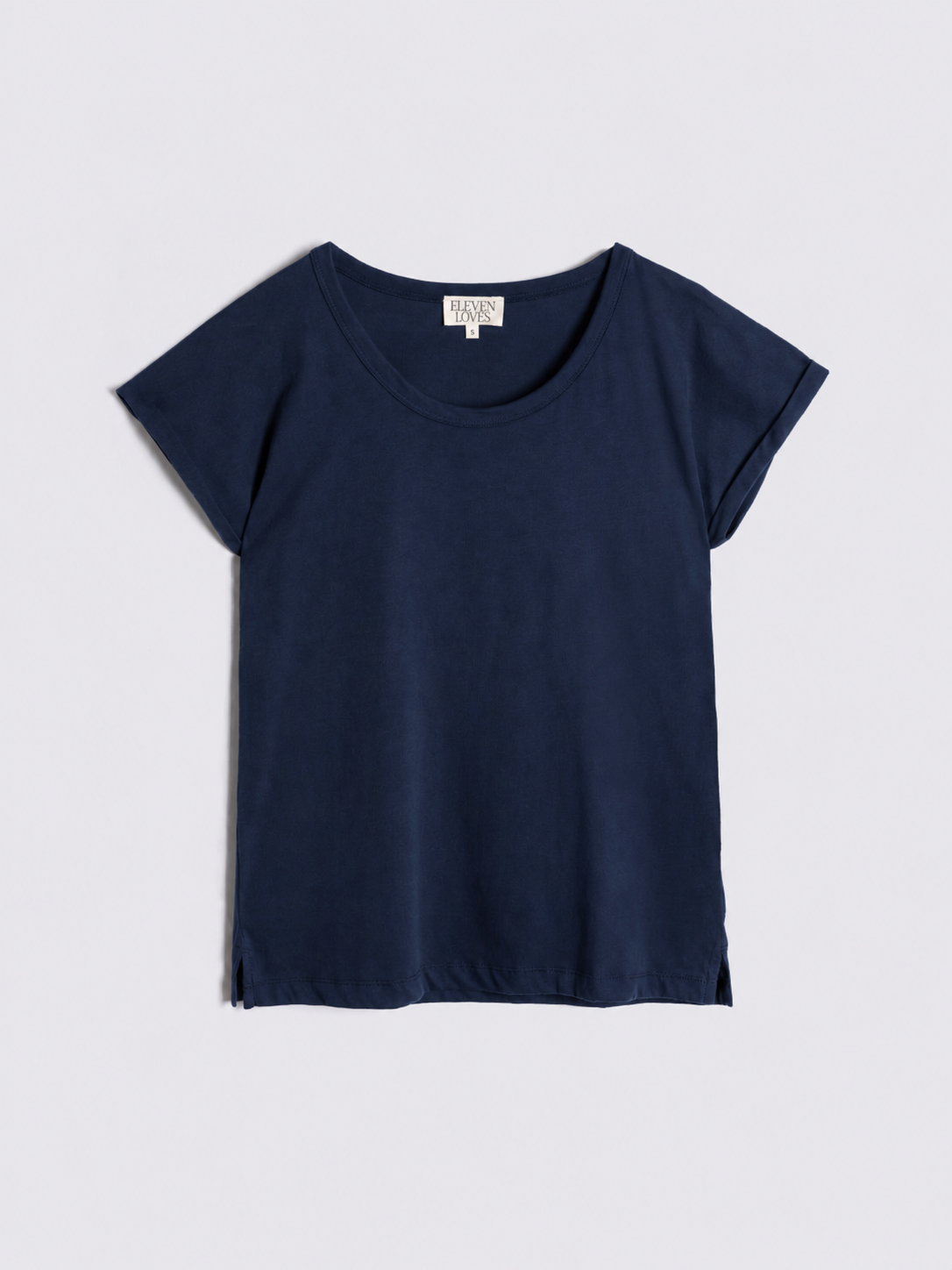 The Perfect Roll Sleeve T-Shirt - Navy