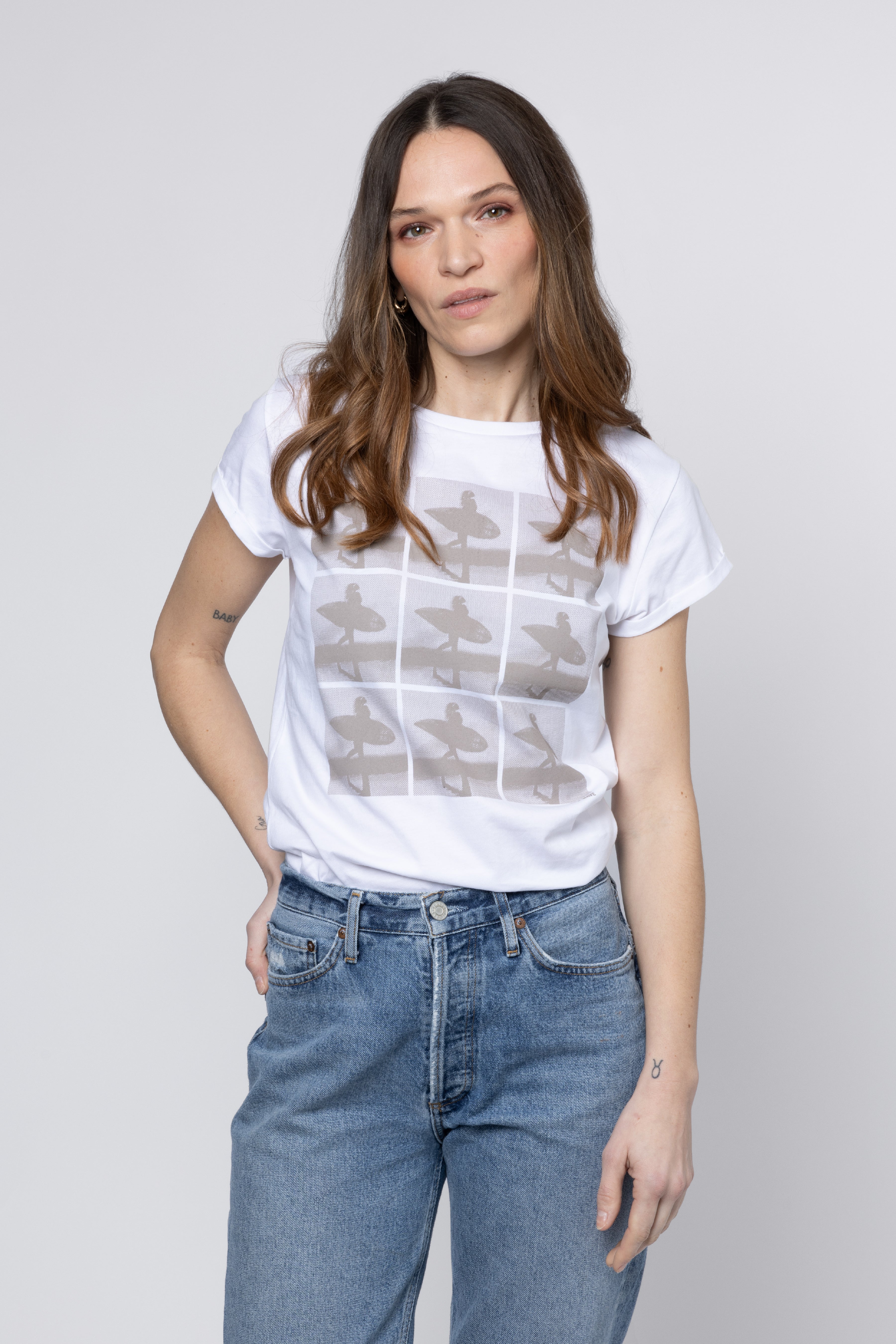 New Wave Neat Fit T-Shirt White