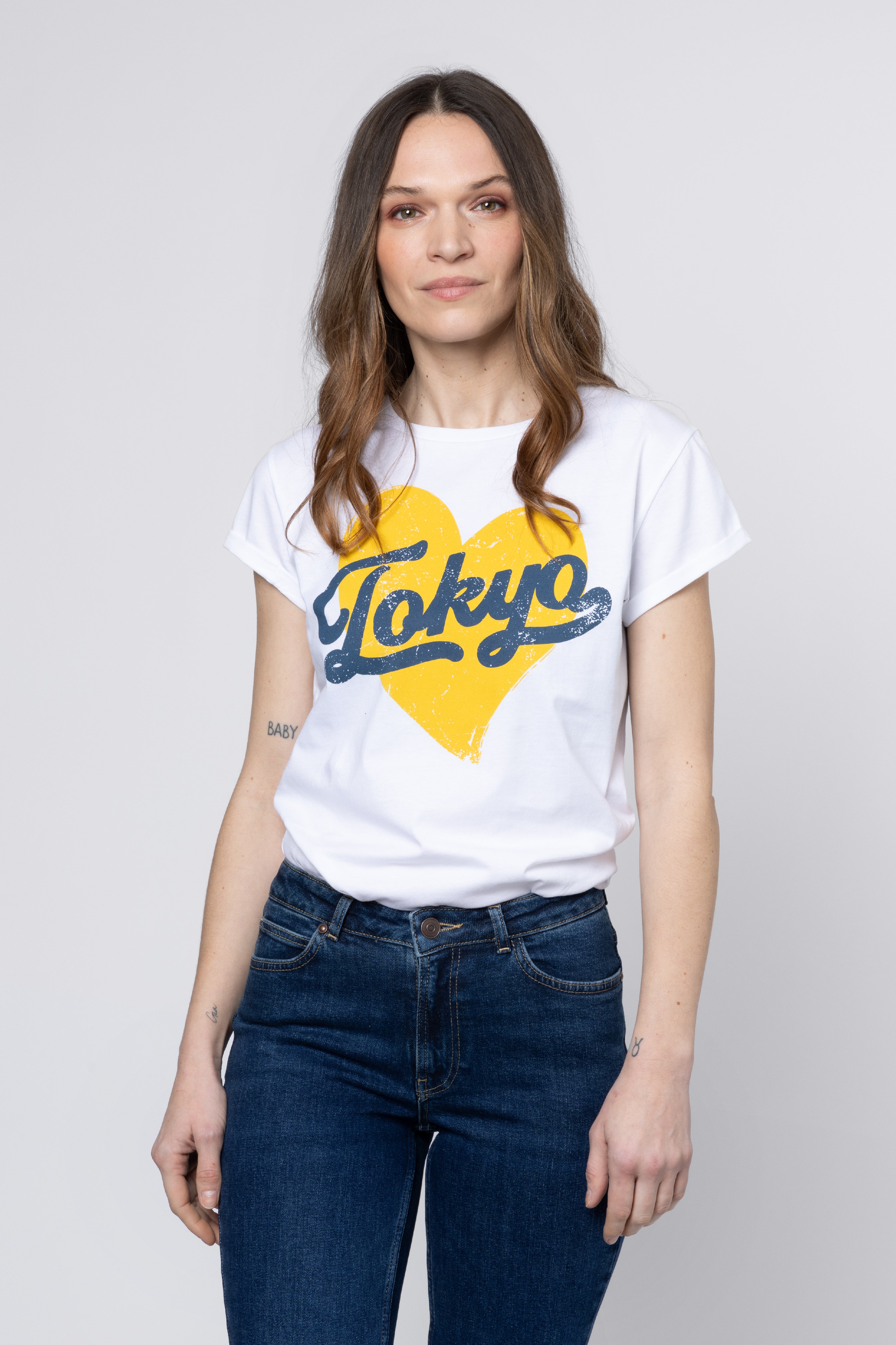 Tokyo Neat Fit T Shirt - White