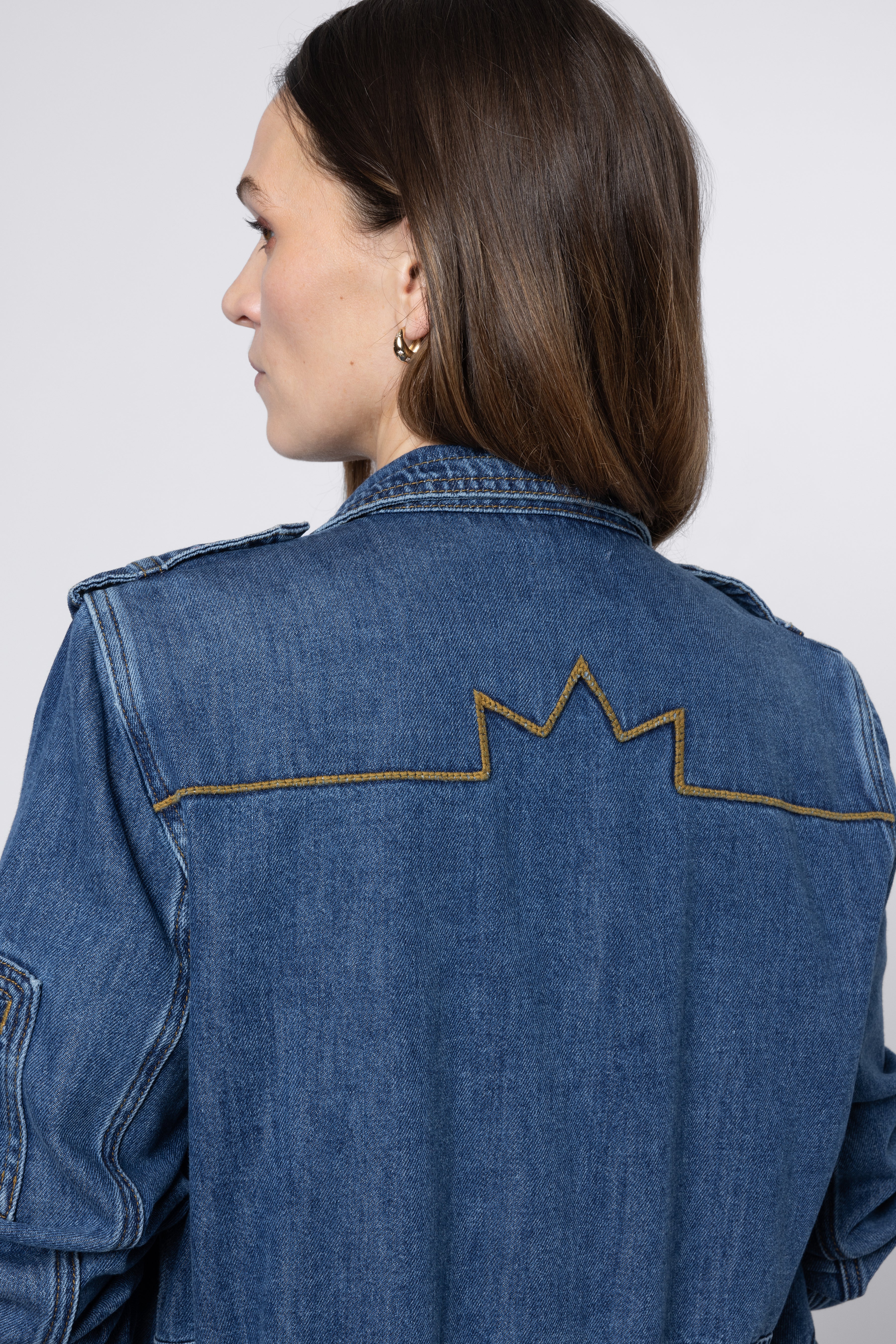 Tina Denim Shacket