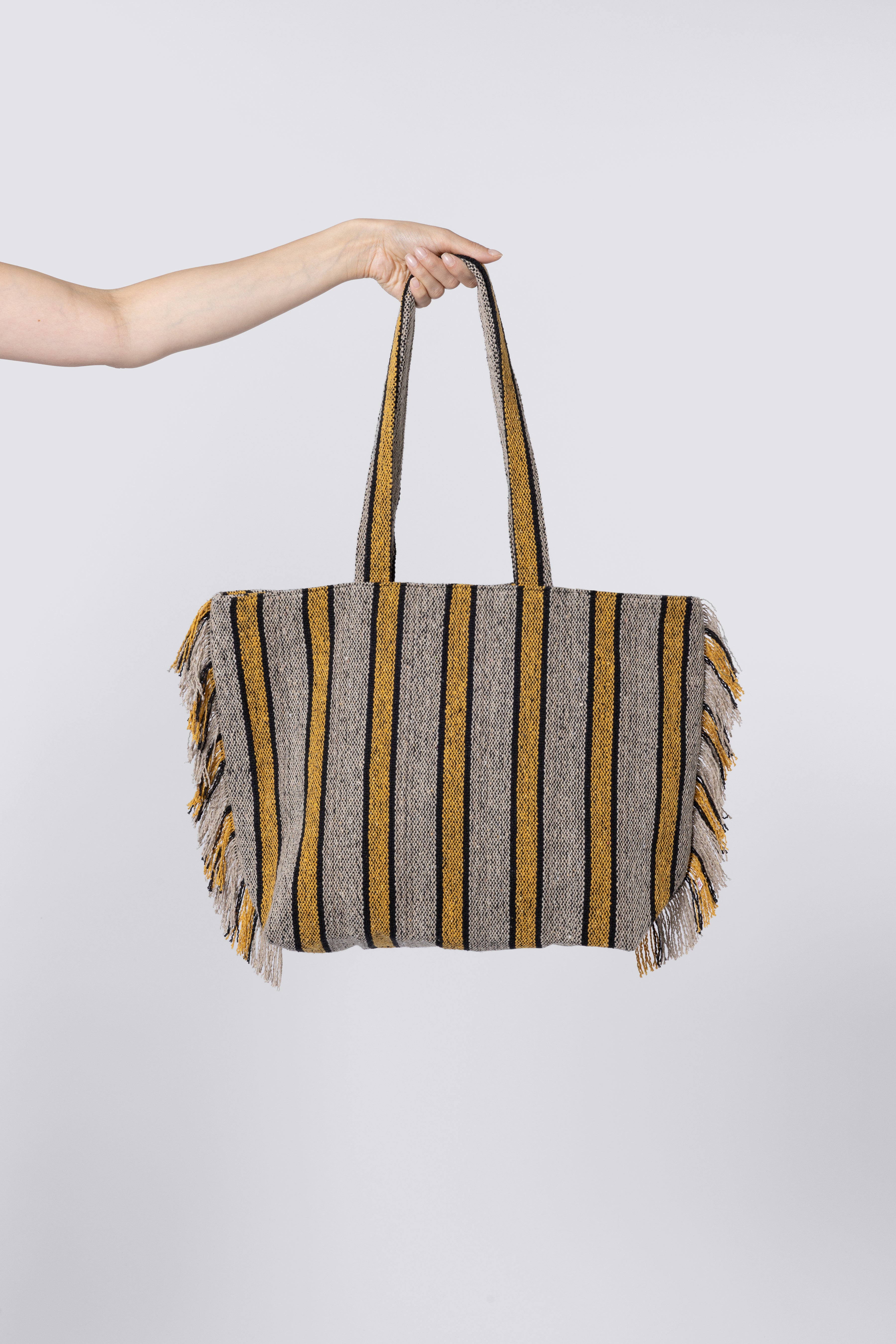 Suki Stripe Bag Multi - Yellow