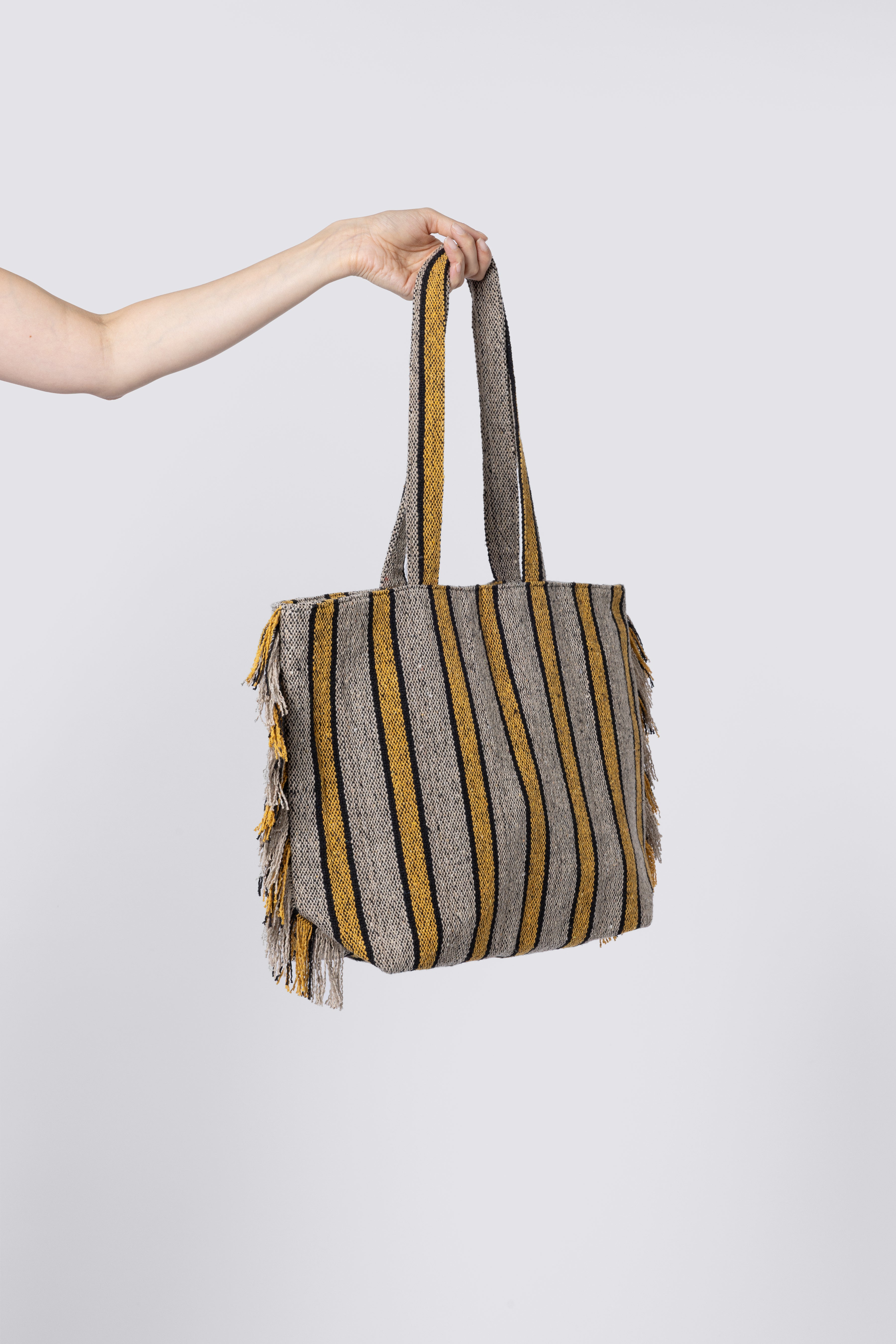 Suki Stripe Bag Multi - Yellow