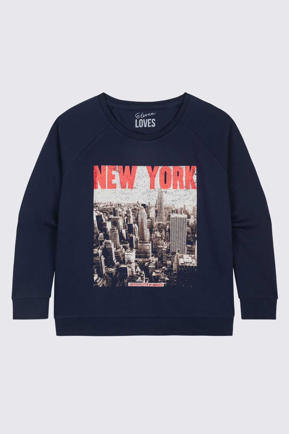 New York sweatshirt navy sweatshirt city sweatshirt eleven loves ellen loves 11loves