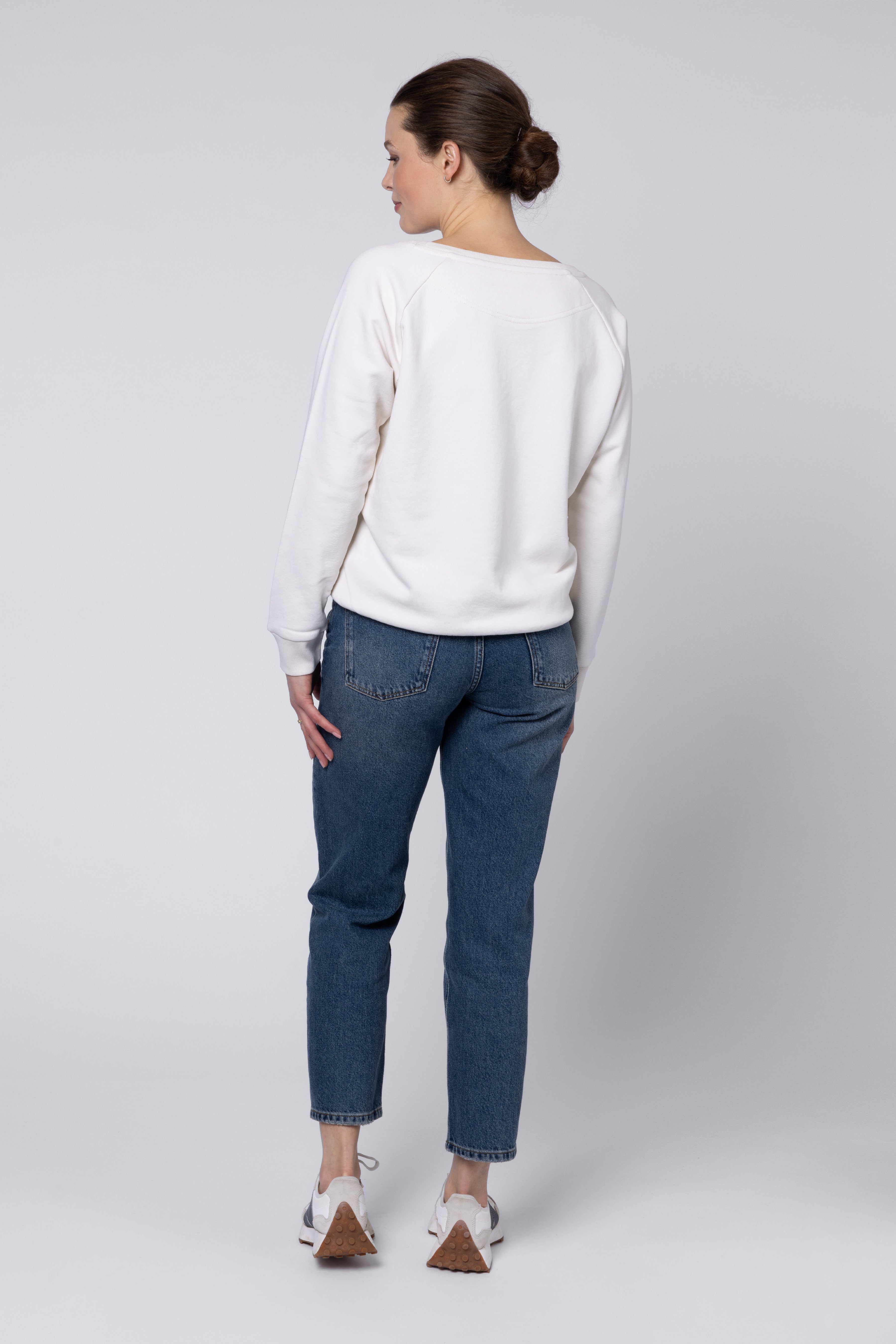 JE TAIME SWEATSHIRT JANE BIRKIN SLOGAN SWEATSHIRT WOMENS VINTAGE WHITE SWEATSHIRT ELLEN LOVES ELEVEN LOVES 11LOVES