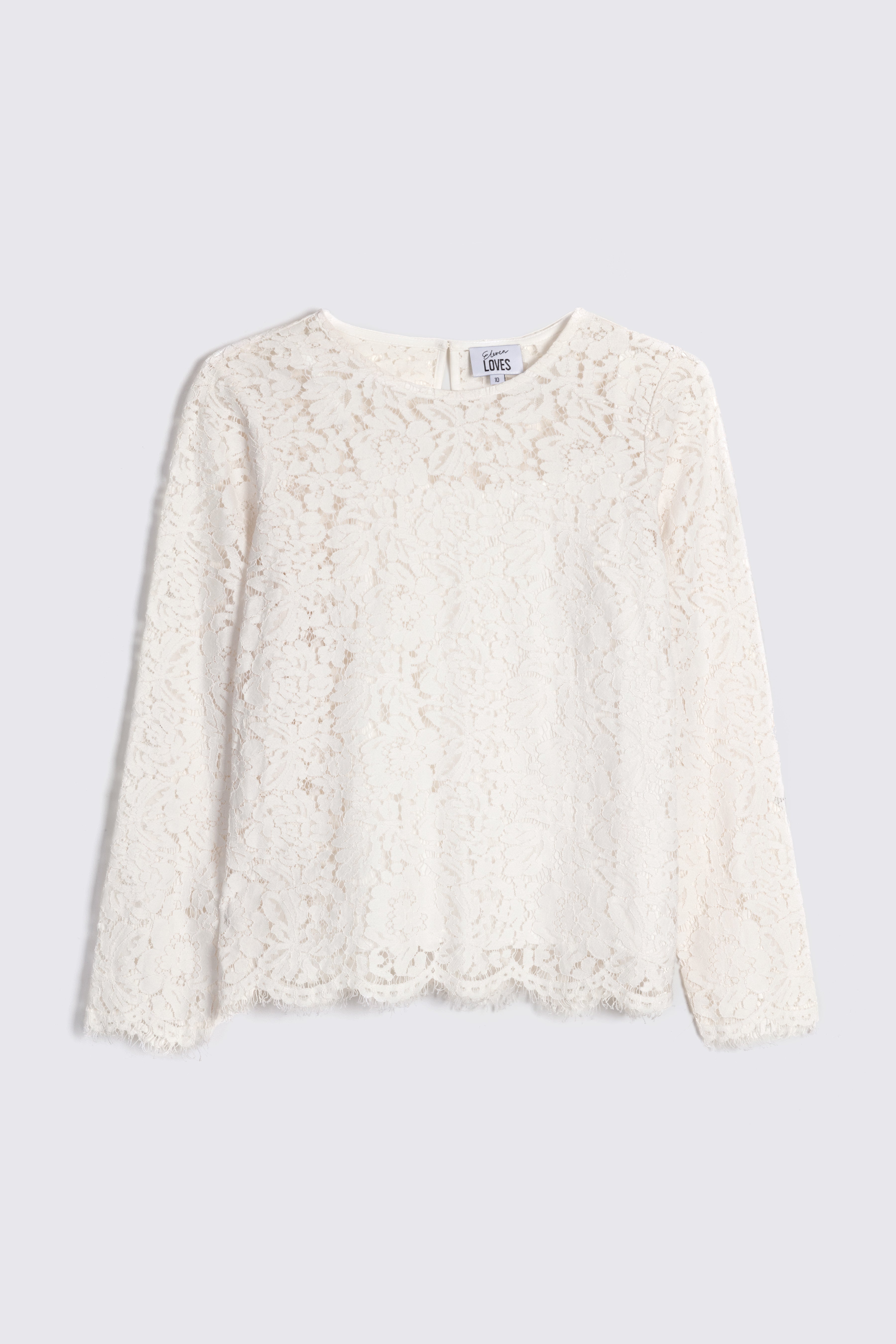 Layla Lace Top (Ivory)
