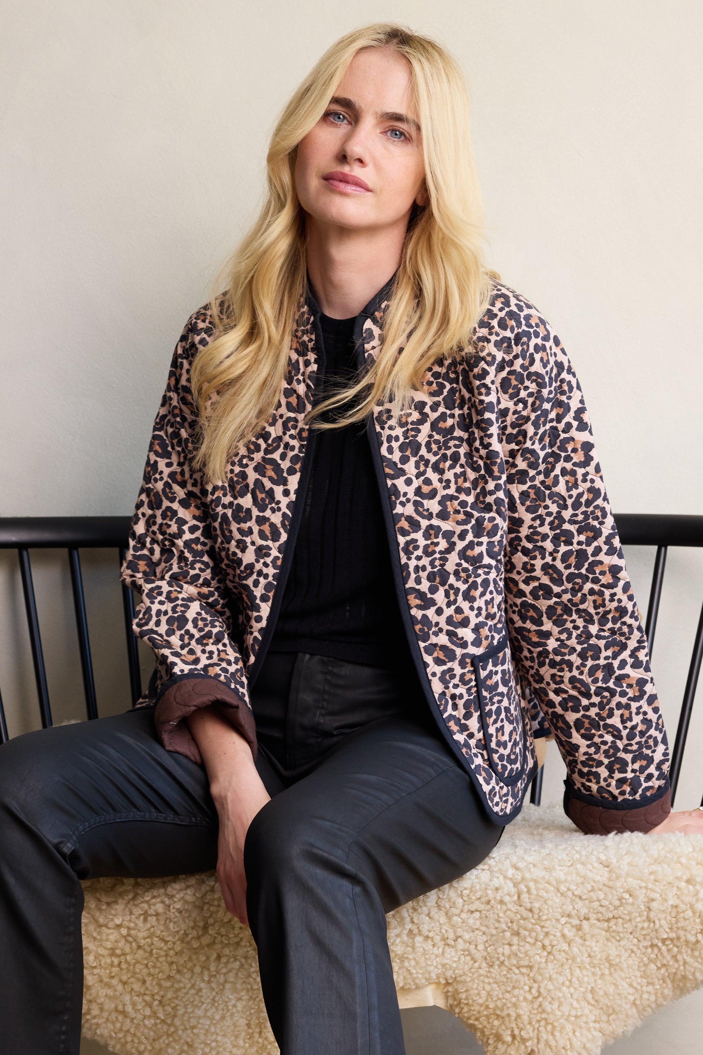 Lola Leopard Print Jacket - Eleven Loves