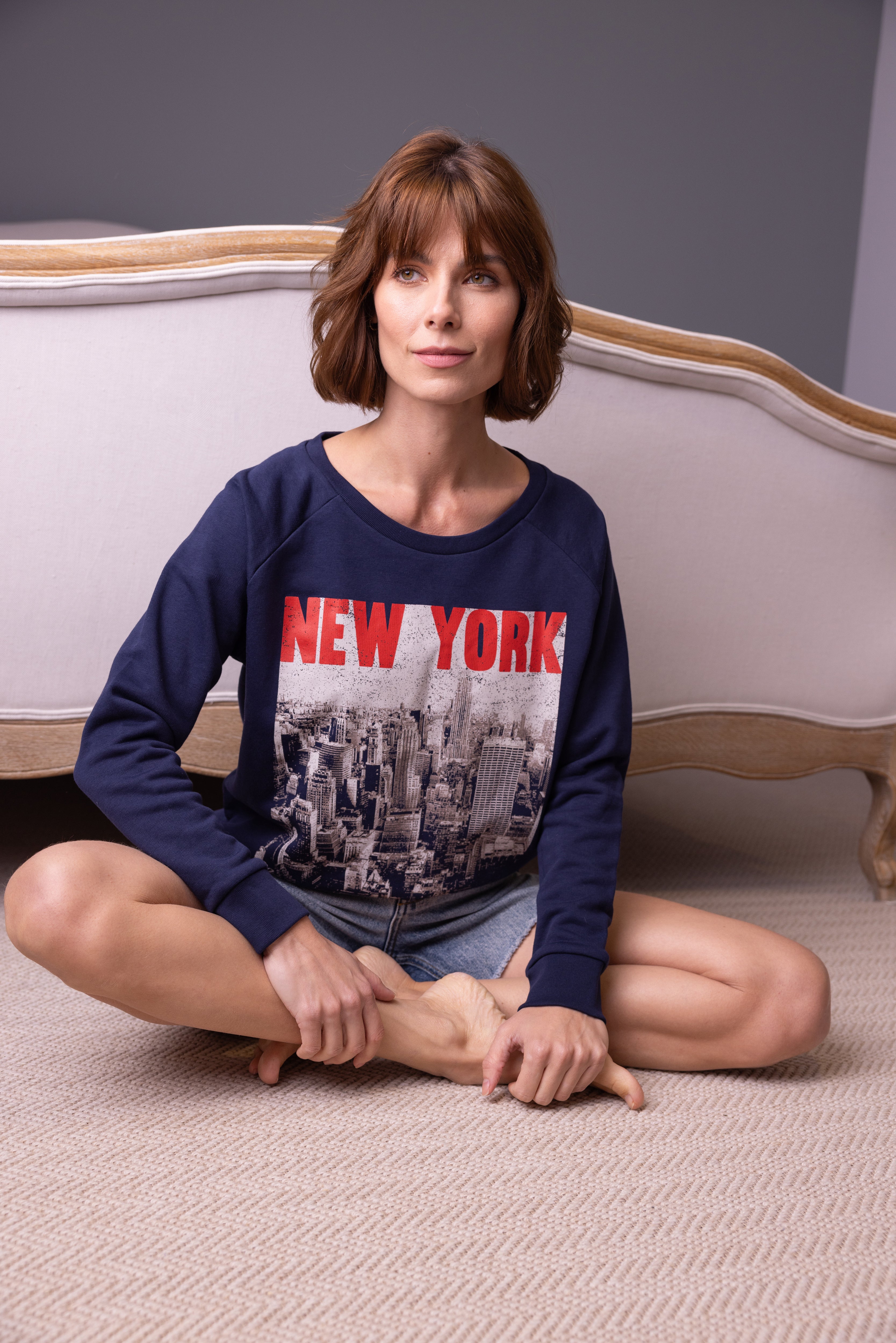 New York Sweatshirt (Navy)