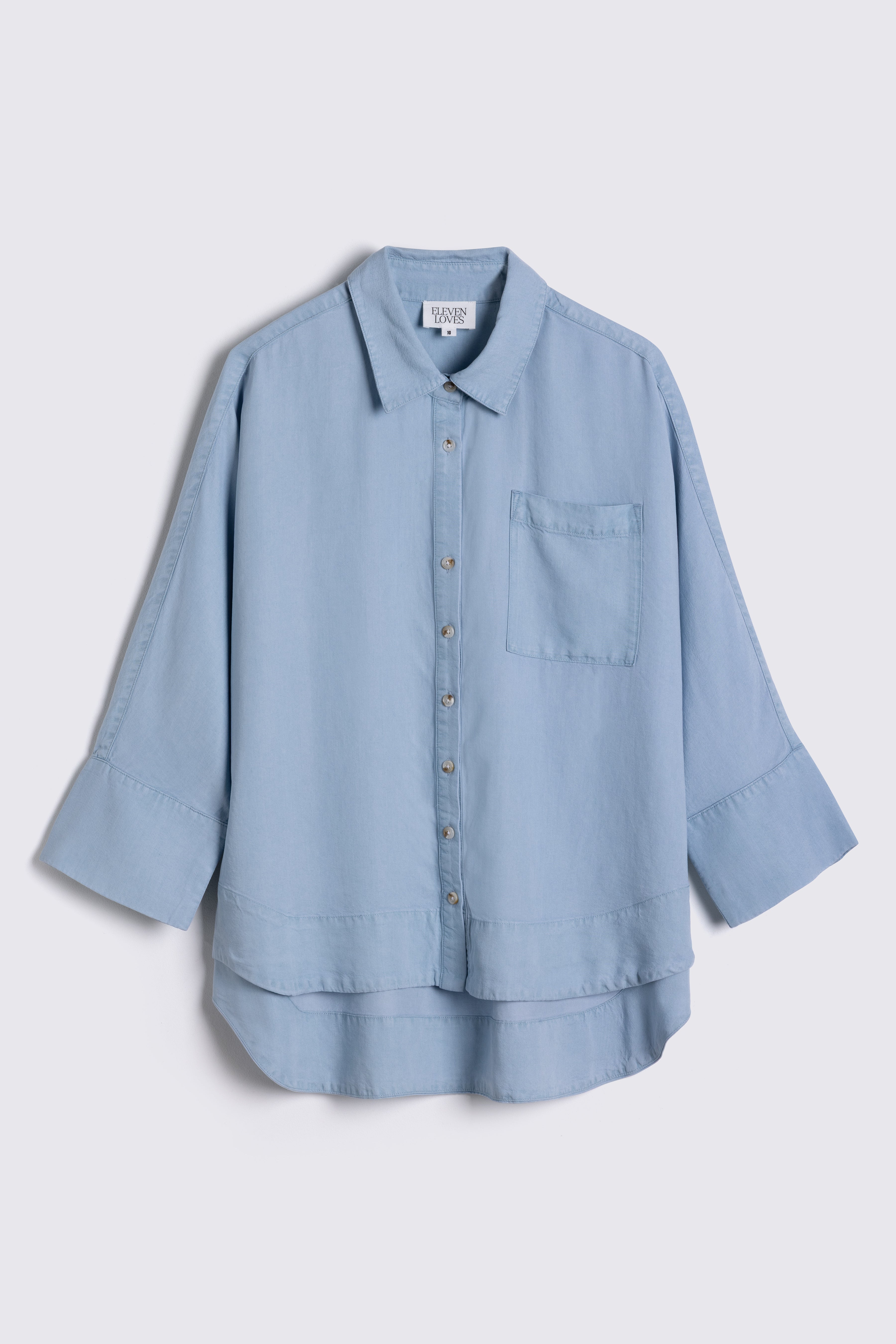 Olivia Chambray Shirt Blue Eleven Loves