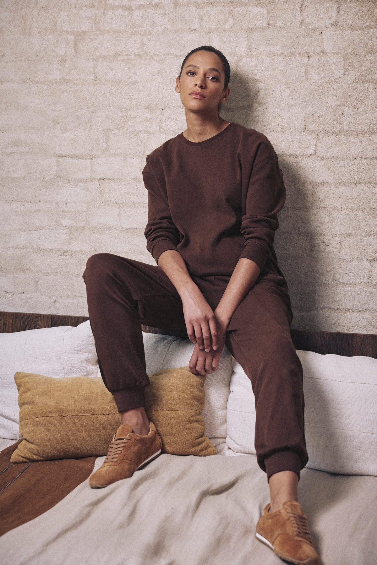 The Perfect Crew Neck Sweatshirt - Chocolate