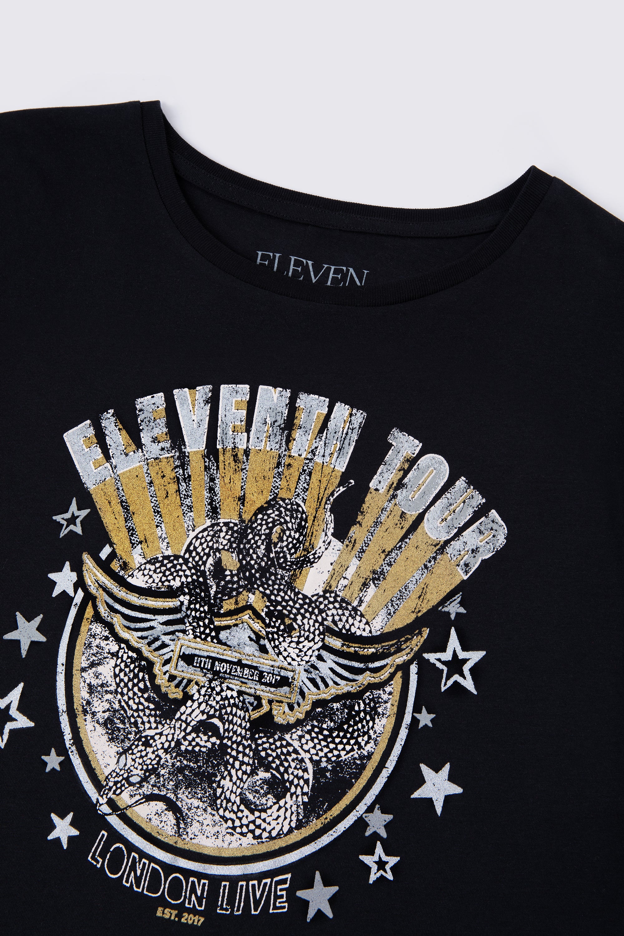 Snake Tour Neat Fit T-Shirt - Eleven Loves