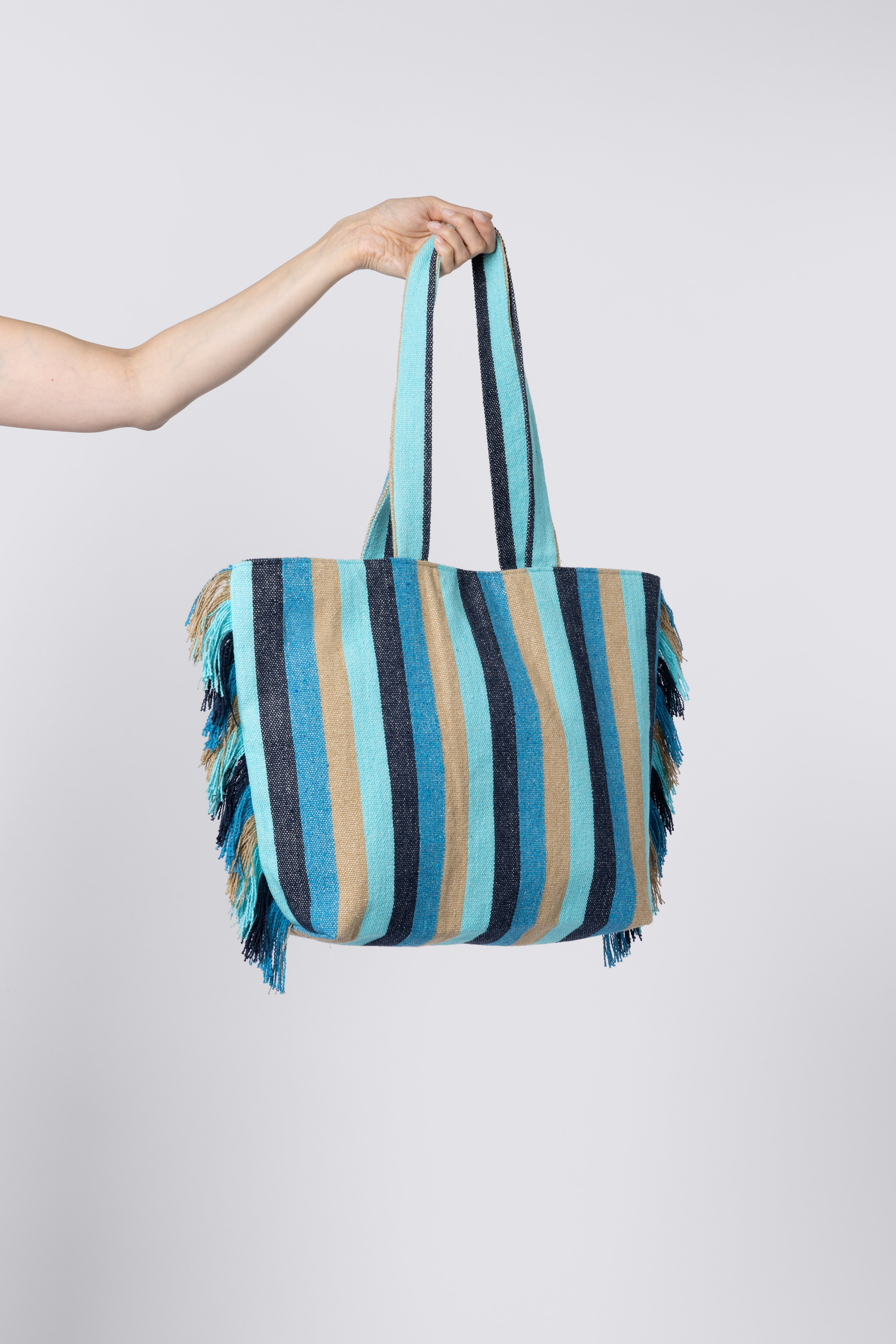 Suki Stripe Bag Multi Blue