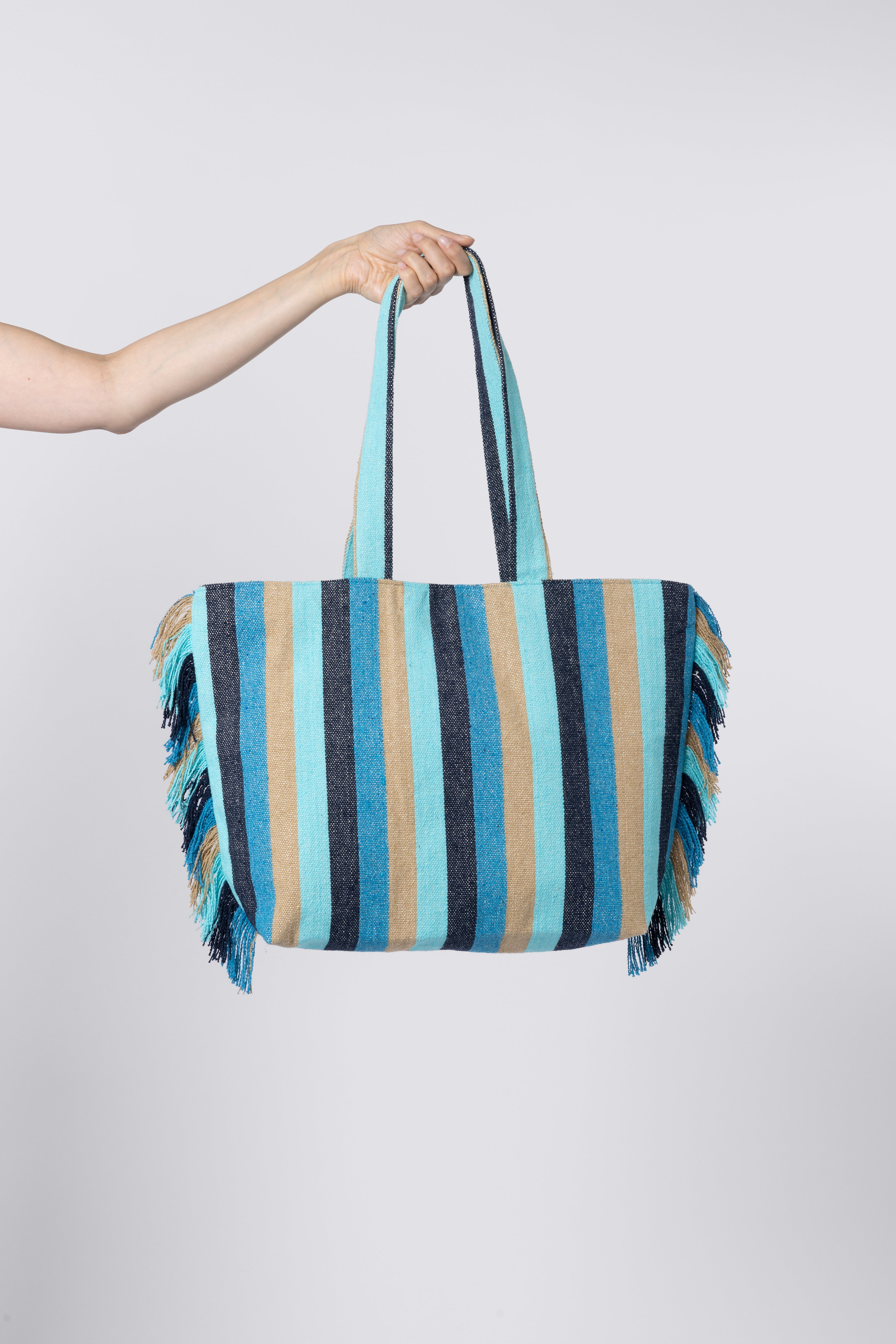 Suki Stripe Bag Multi Blue